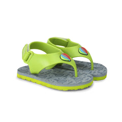 Tomsy Choice Green EVA Sole PVC Rubber Strap Unisex Flip-Flops & Slippers for Boys and Girls – Lightweight, Comfortable & Durable Casual Footwear