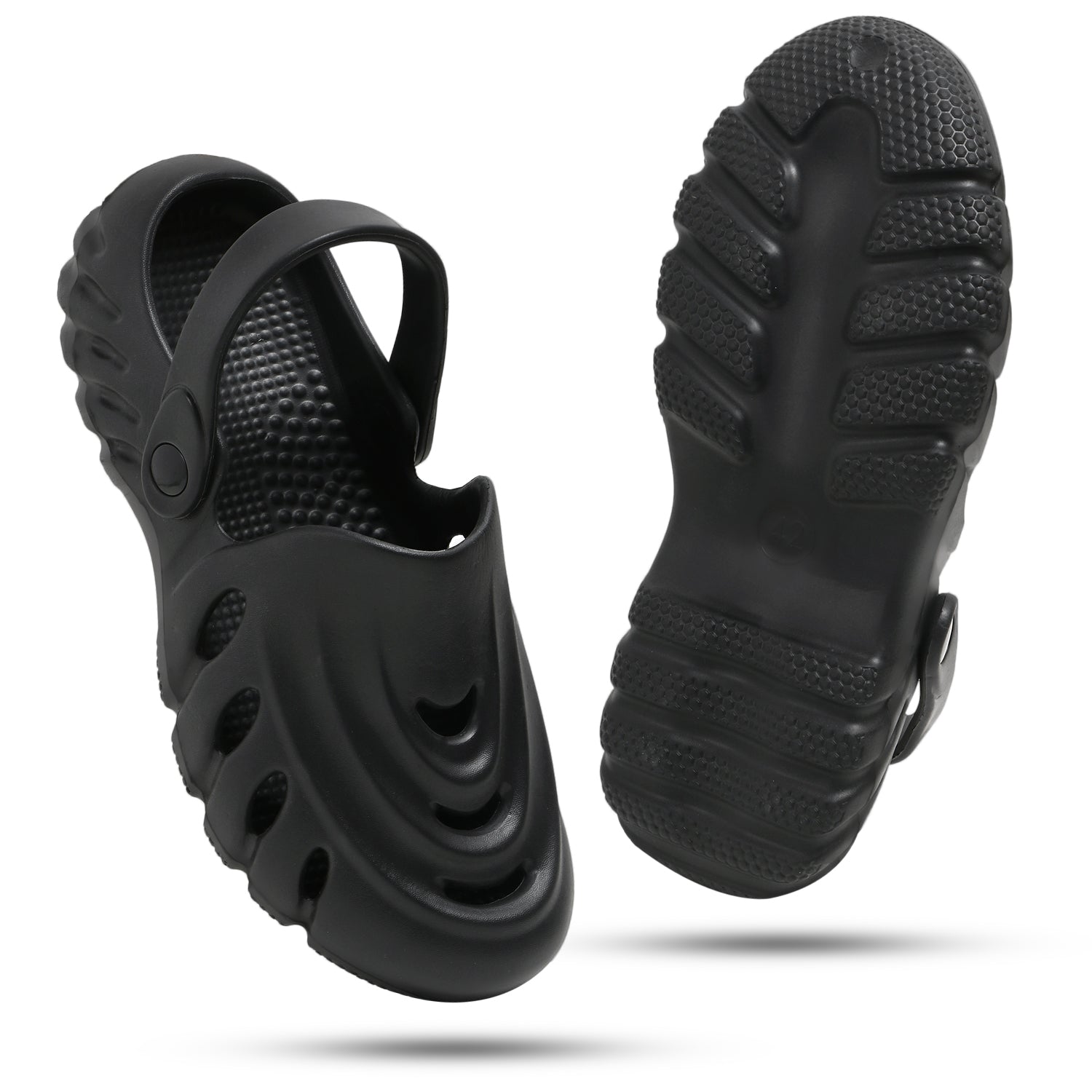 Tomsy Choice Grey Comfort Clogs for Daily Wear