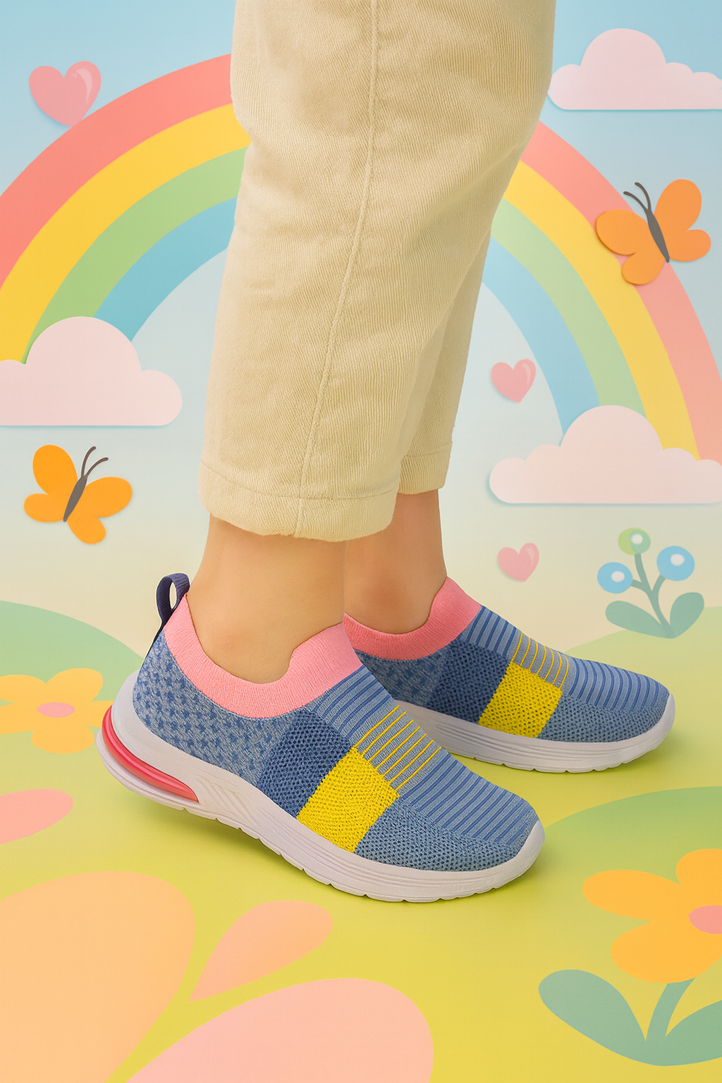 TOMSY CHOICE Girls Slip on EVA Walking Shoes