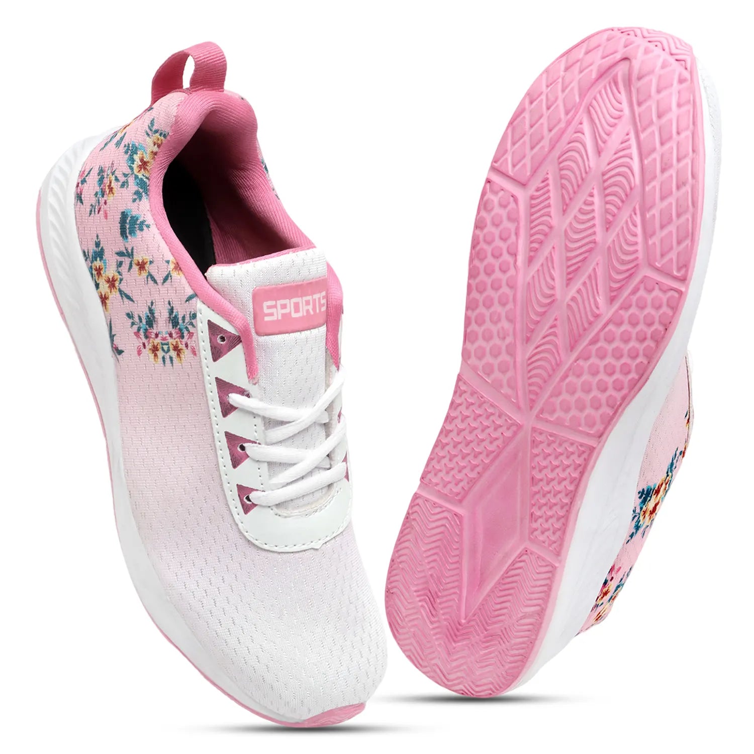TOMSY CHOICE MESH Laces Sport Shoes for Women – Lightweight, Breathable & Comfortable