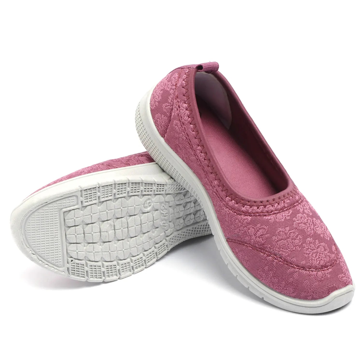 Tomsy Choice Onion Mesh Slip-On Ballerina for Women – Comfortable, & Breathable