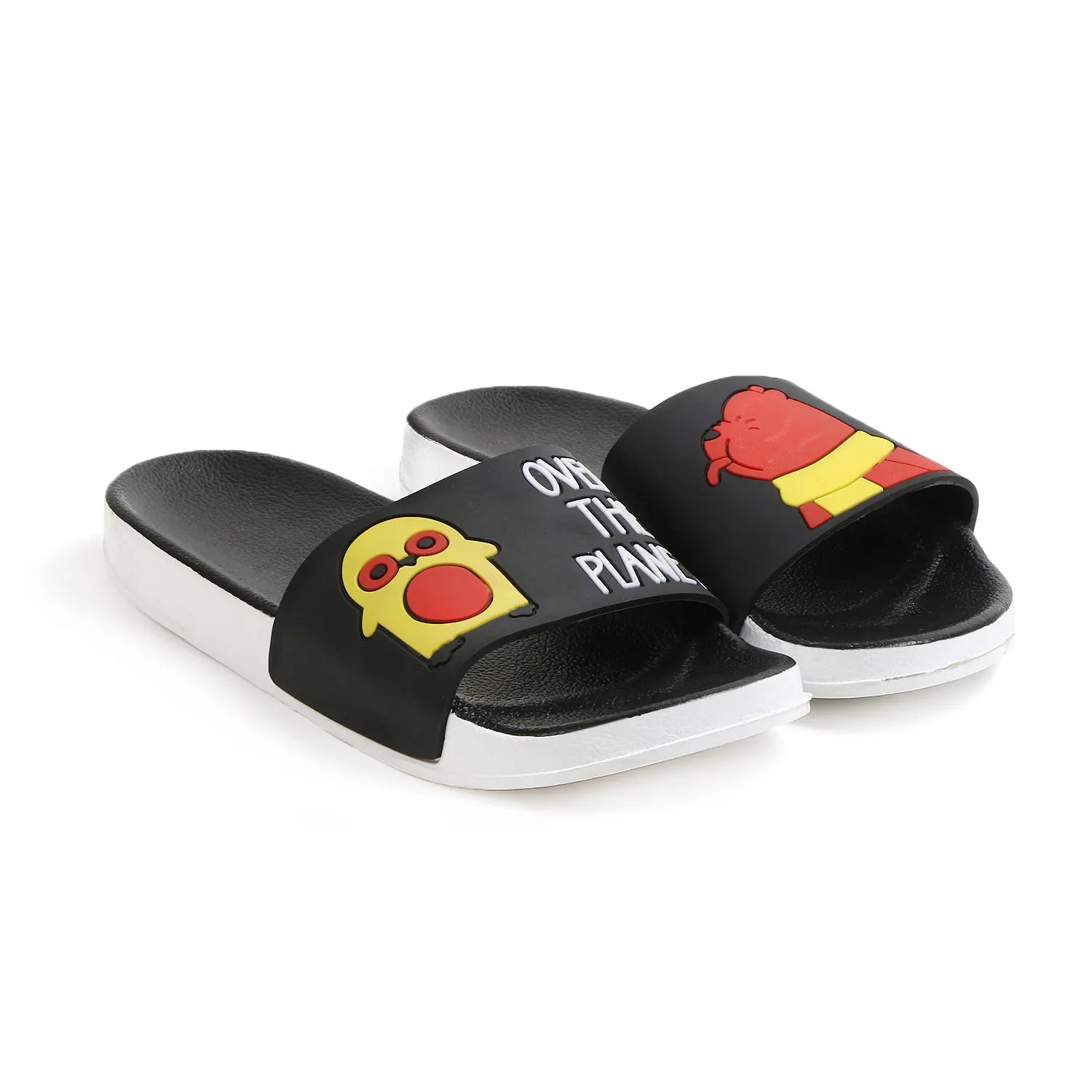 Tomsy Choice Planet PVC Slip-On Slider for Women – Lightweight & Comfortable Casual Slides