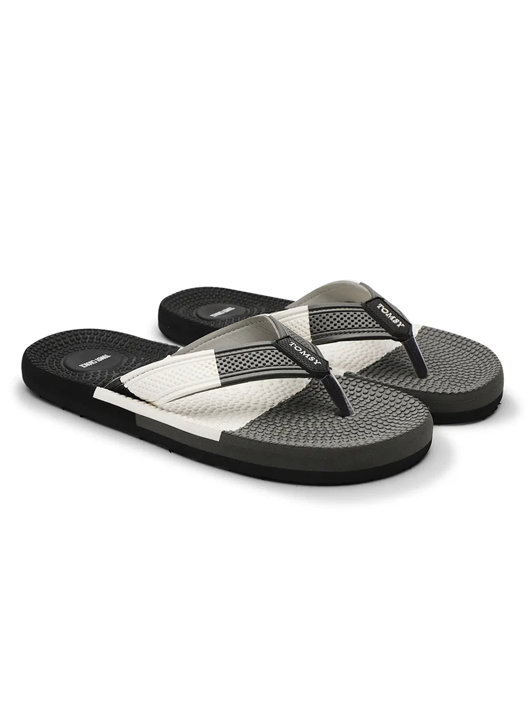 TOMSY CHOICE Men Red EVA Sole Slippers Lightweight, Comfortable Daily Use Flip Flops