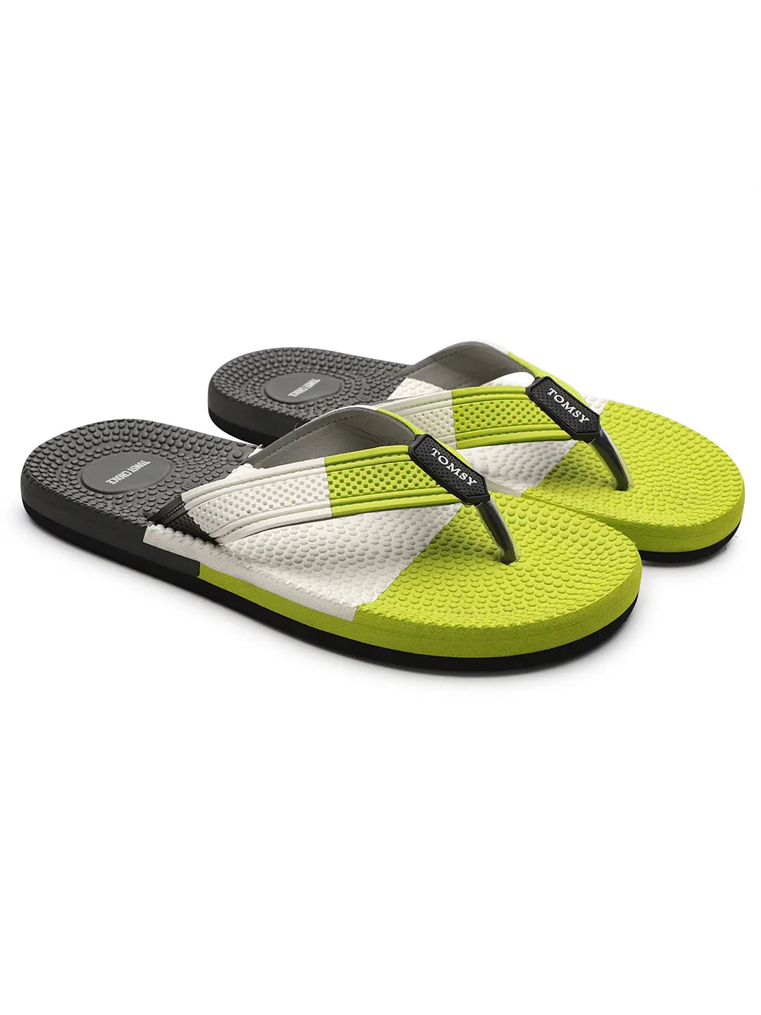 TOMSY CHOICE Men Red EVA Sole Slippers Lightweight, Comfortable Daily Use Flip Flops