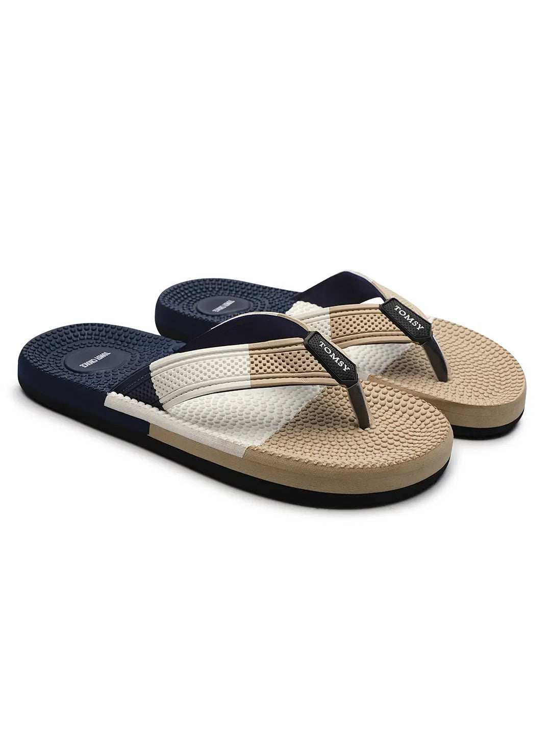 TOMSY CHOICE Men Red EVA Sole Slippers Lightweight, Comfortable Daily Use Flip Flops
