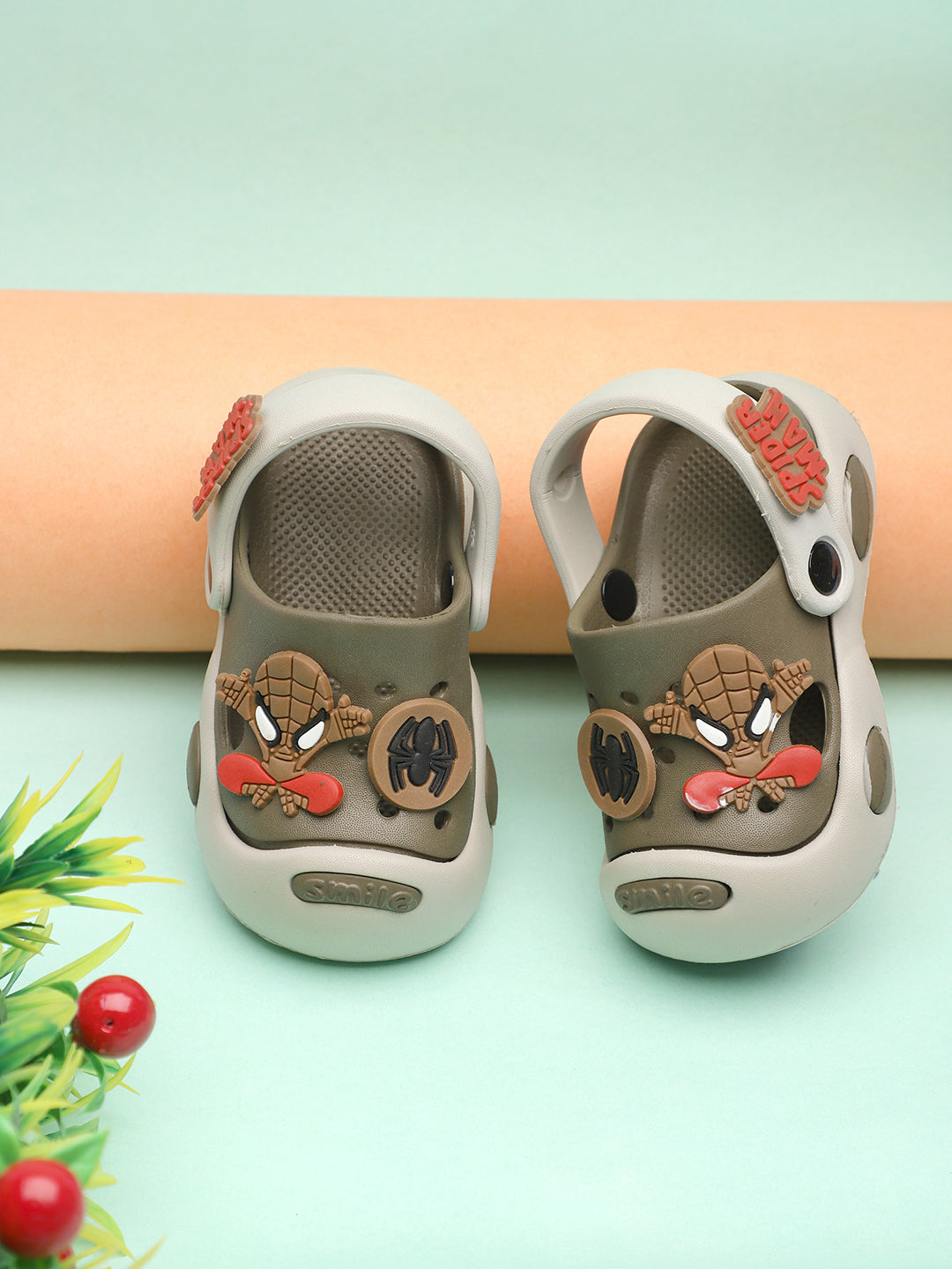 Tomsy Choice Kids Yellow EVA Clogs | Lightweight Comfortable Slip-On Sandals for Boys & Girls