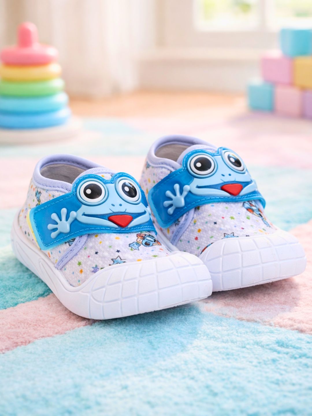 Tomsy Choice Kids Grey Casual Shoes | PVC Sole | Mesh Upper