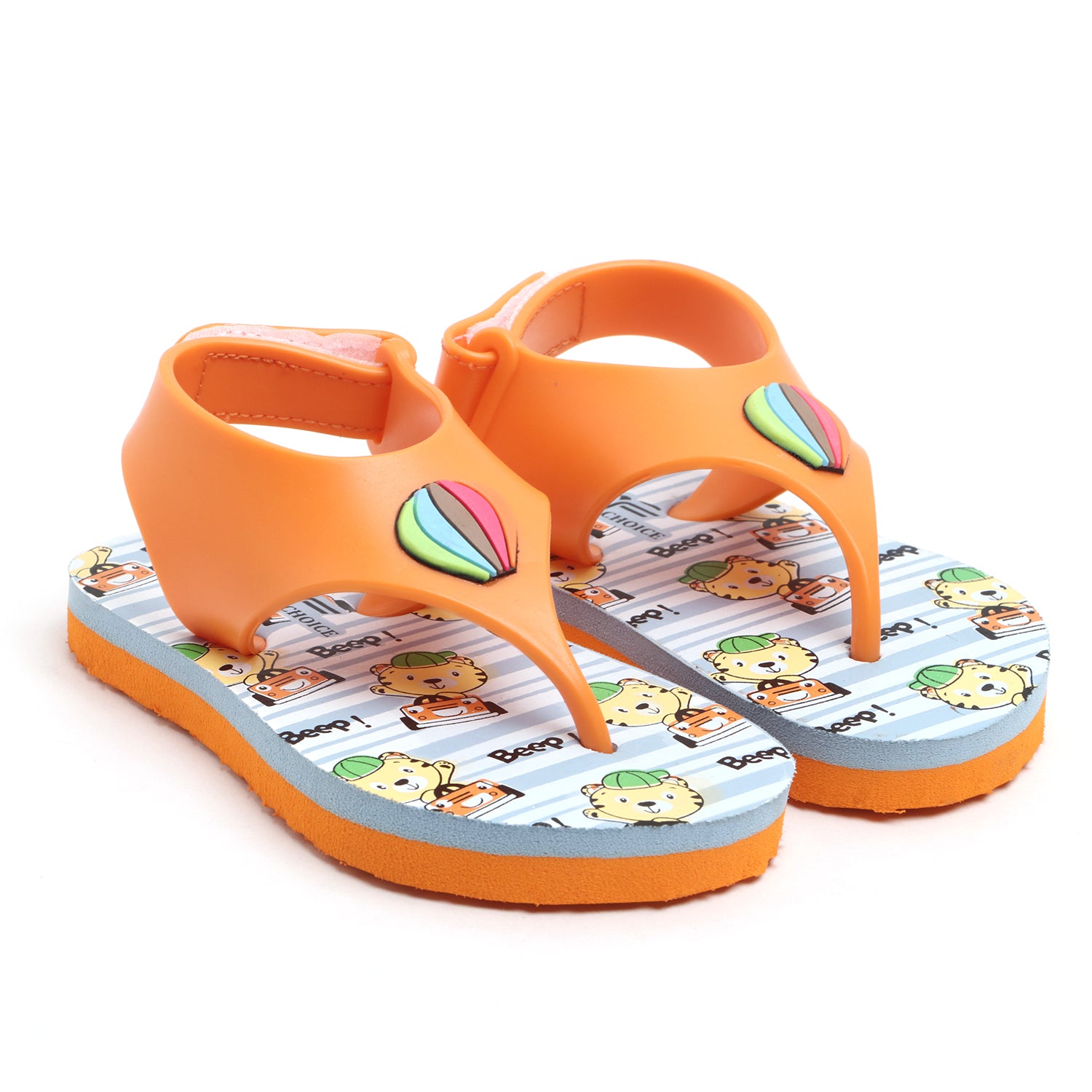 Tomsy Choice Blue EVA Sole PVC Rubber Strap Unisex Flip-Flops & Slippers for Boys and Girls – Lightweight, Soft & Durable Casual Footwear