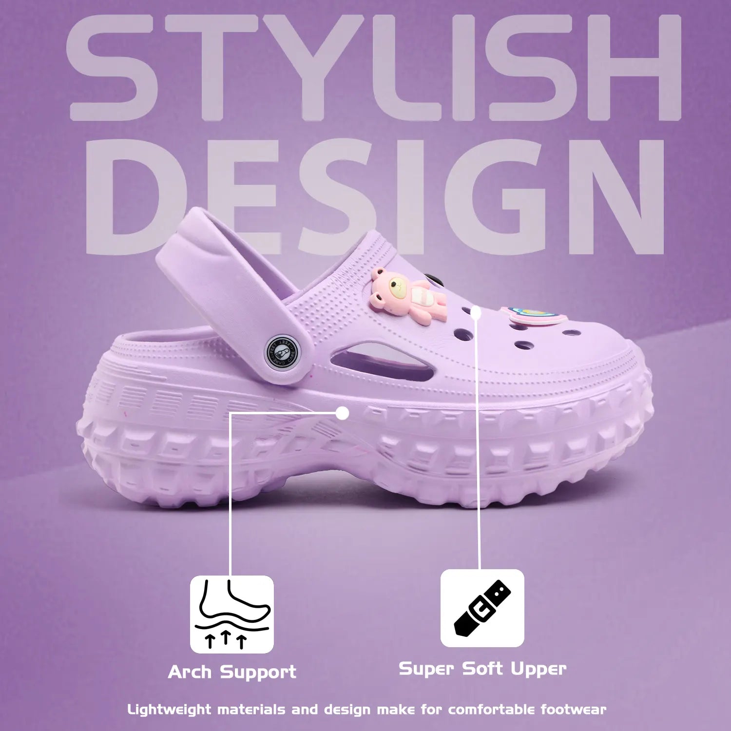 TOMSY CHOICE Women’s EVA Clogs | | Lightweight, Water-Friendly, Slip-Resistant, Easy-Clean, All-Day Comfort