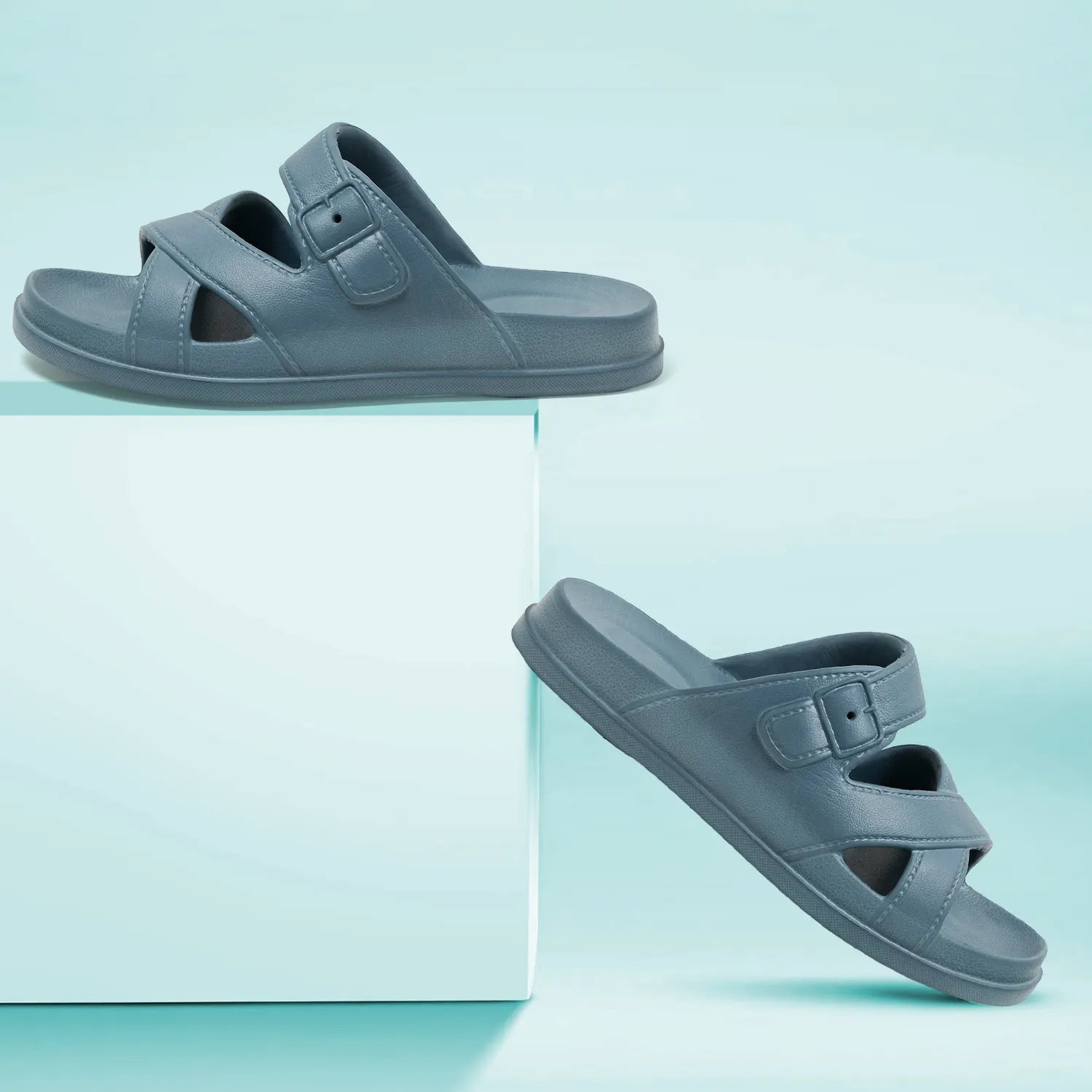 Tomsy Choice Lightweight Cyan Everyday Clogs