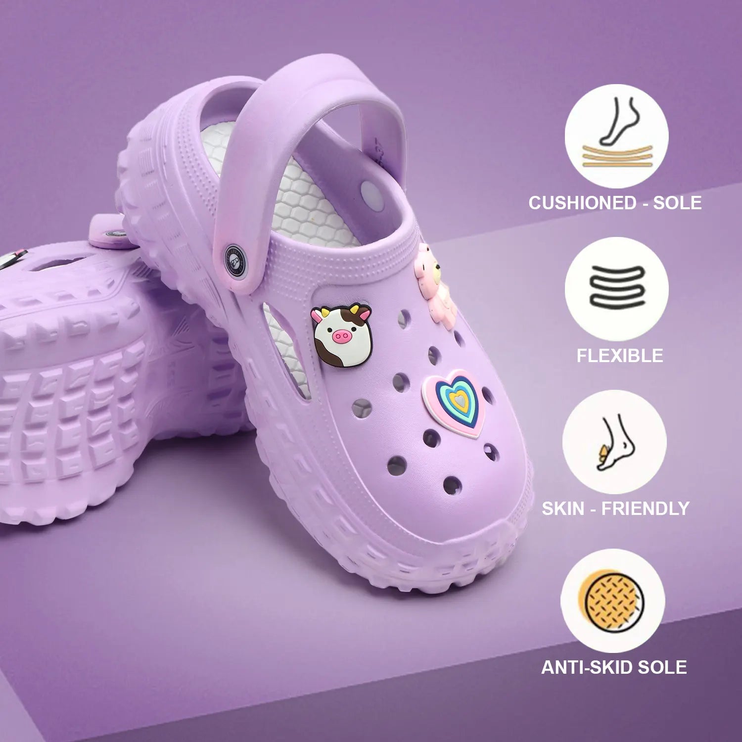 TOMSY CHOICE Women’s EVA Clogs | | Lightweight, Water-Friendly, Slip-Resistant, Easy-Clean, All-Day Comfort