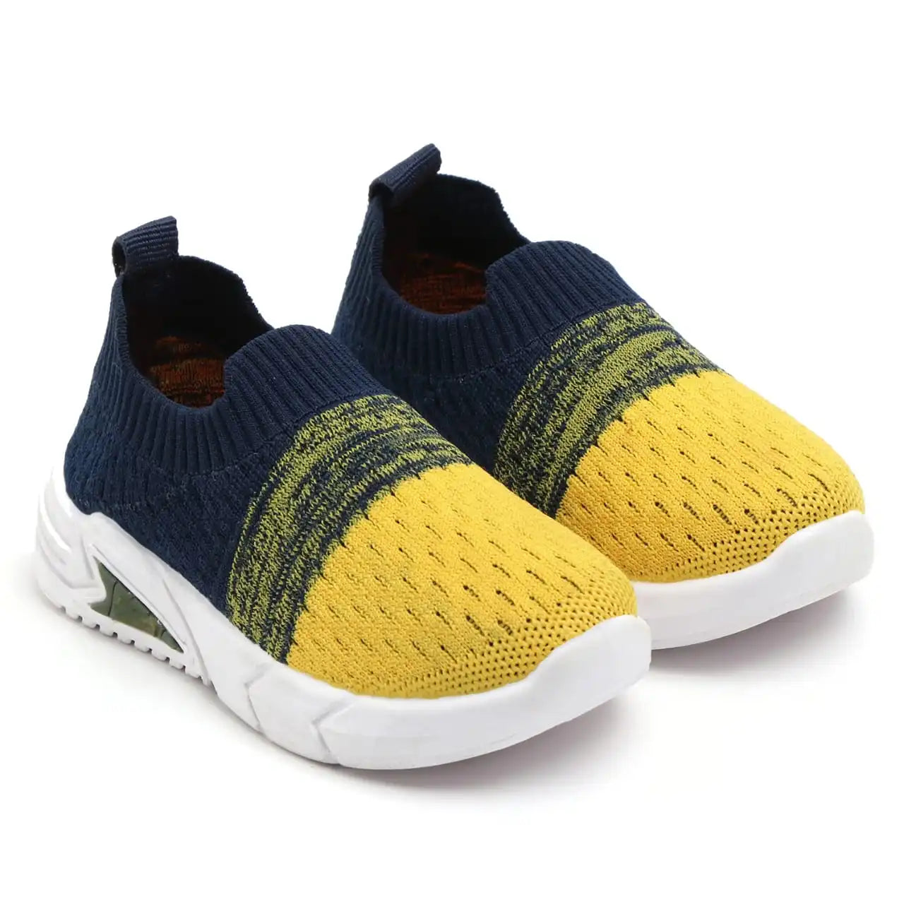 TOMSY CHOICE Blue PVC Sole Knitted Upper Shoes for Boys and Girls