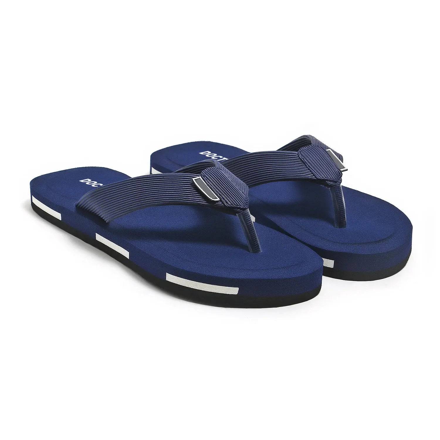 Tomsy Choice Grey Comfort Thong Flip Flops for Men