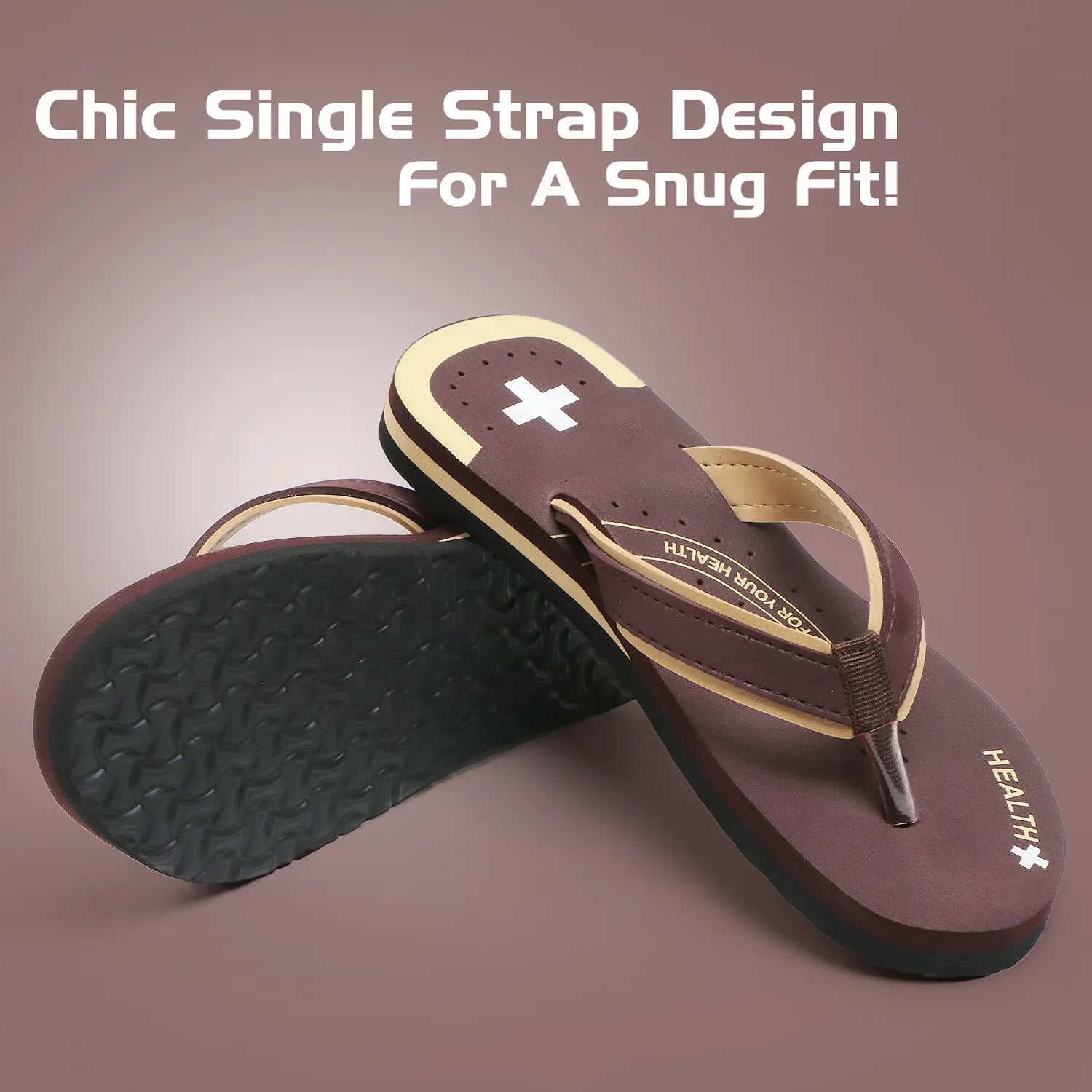 Tomsy Choice Synthetic Slip-On Flip Flop for Women – Lightweight & Comfortable Casual Footwear