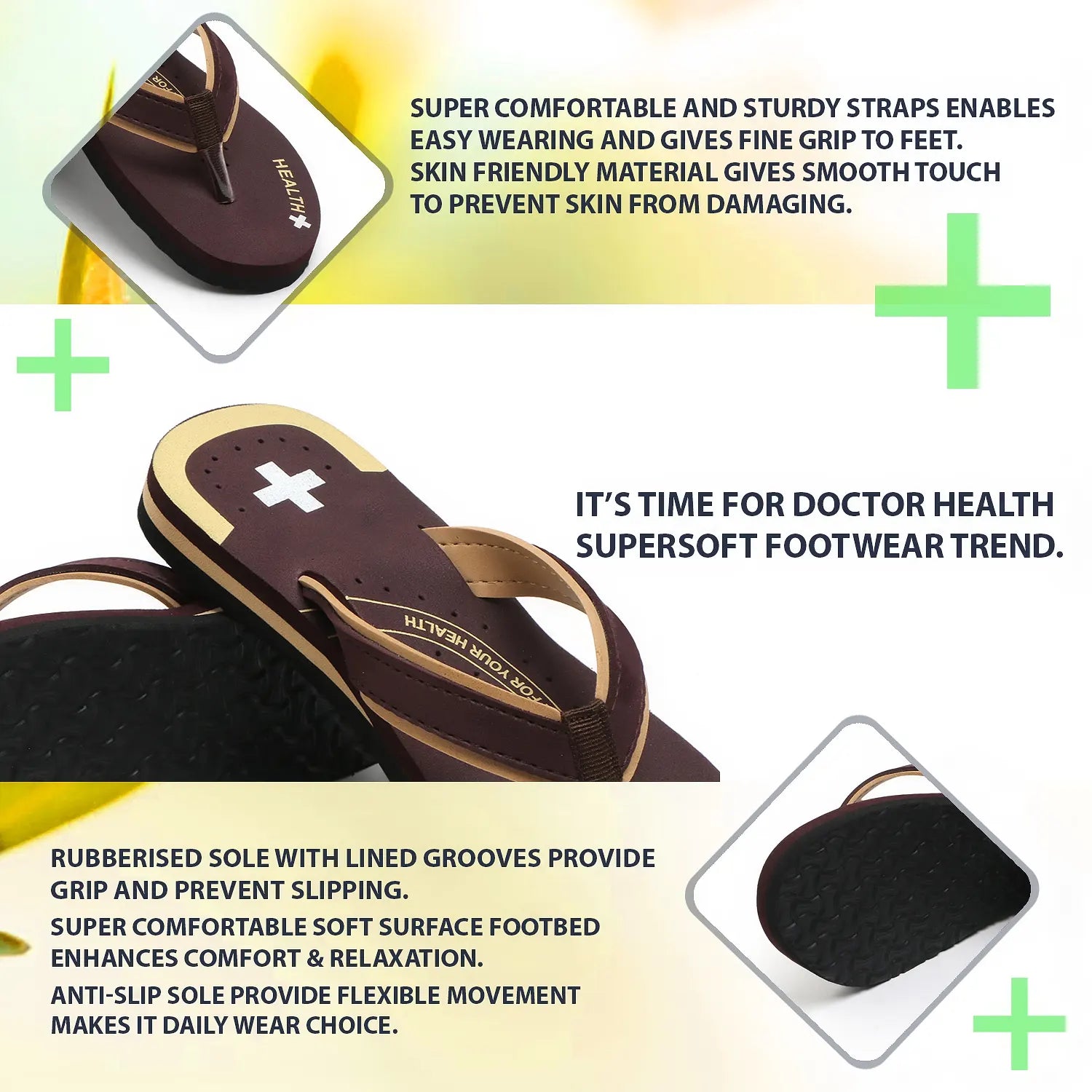 Tomsy Choice Synthetic Slip-On Flip Flop for Women – Lightweight & Comfortable Casual Footwear