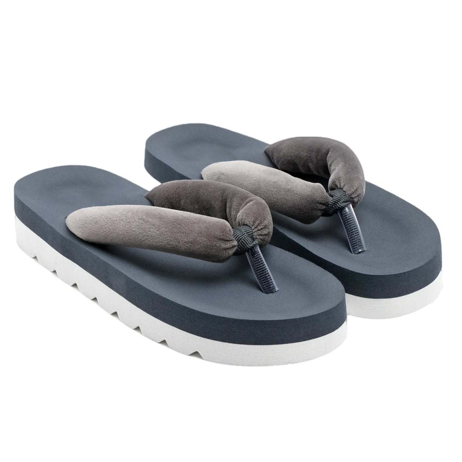TOMSY CHOICE FUR Slip-On Flip Flop for Women – Cozy & Comfortable Indoor/Outdoor Footwear