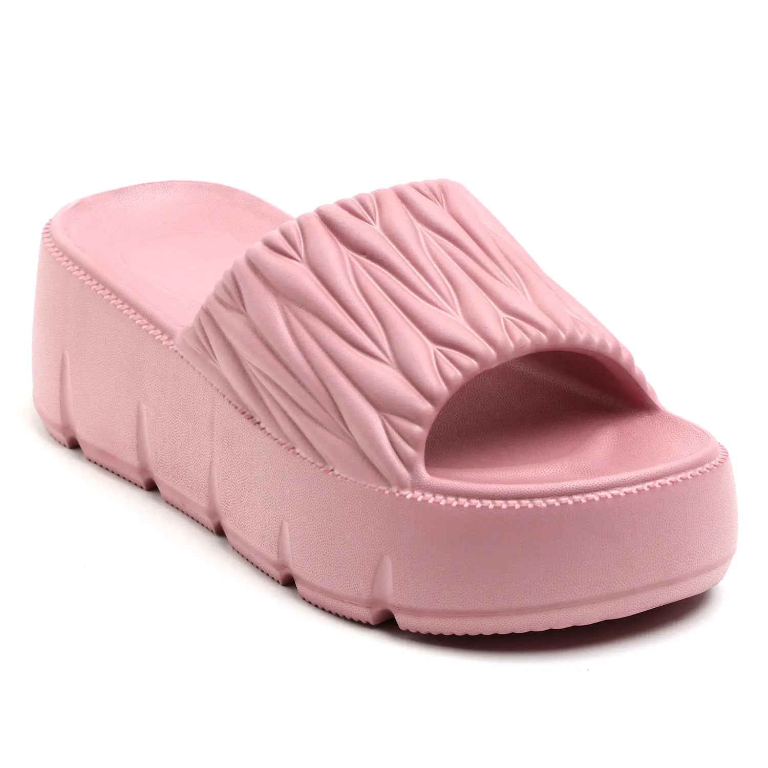 TOMSY CHOICE Women’s Beige EVA Slip On Slider – Lightweight Casual Comfort Slide