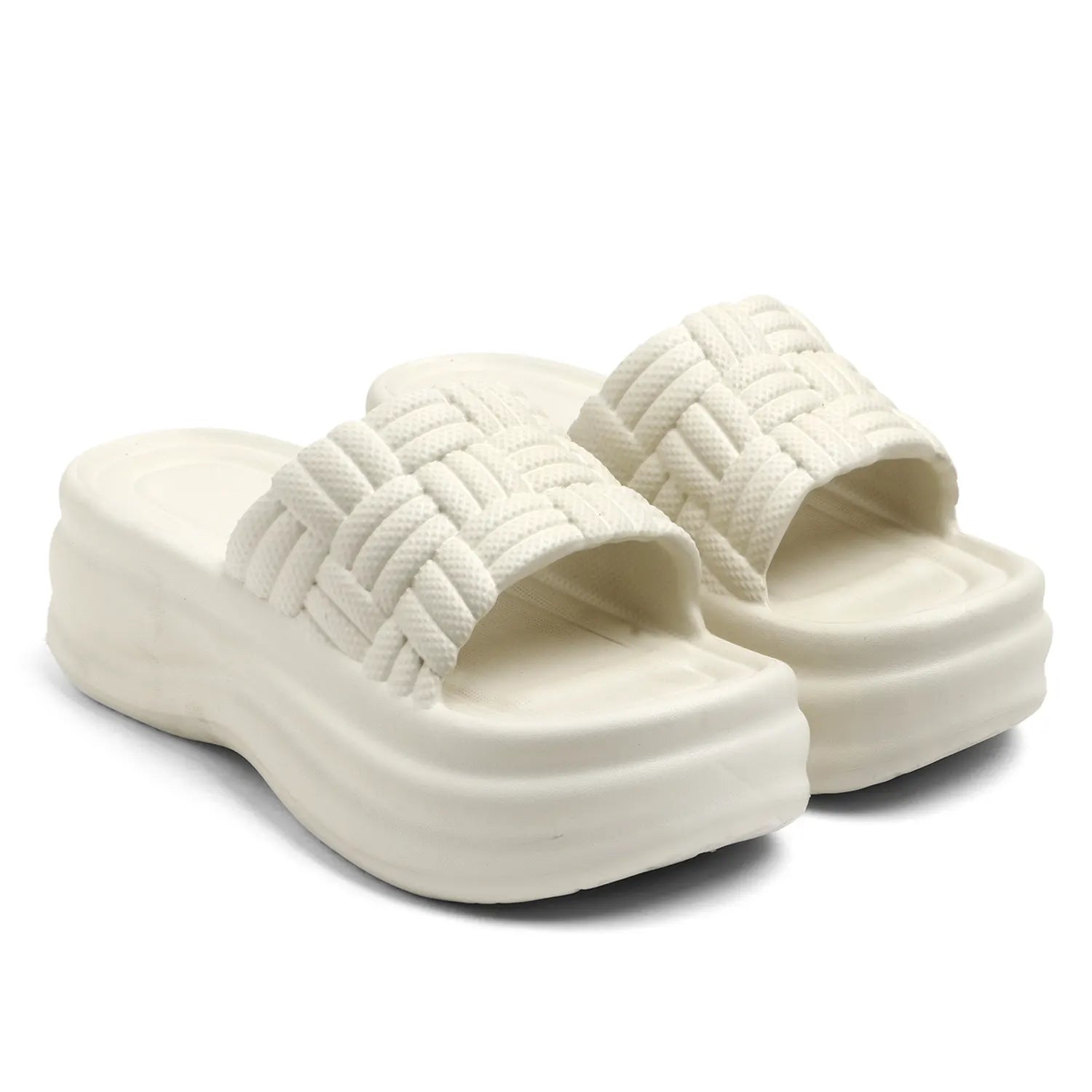 TOMSY CHOICE EVA Women Slider | Lightweight Cushioned Slip-On Slides | Anti-Skid Outsole | Water-Friendly