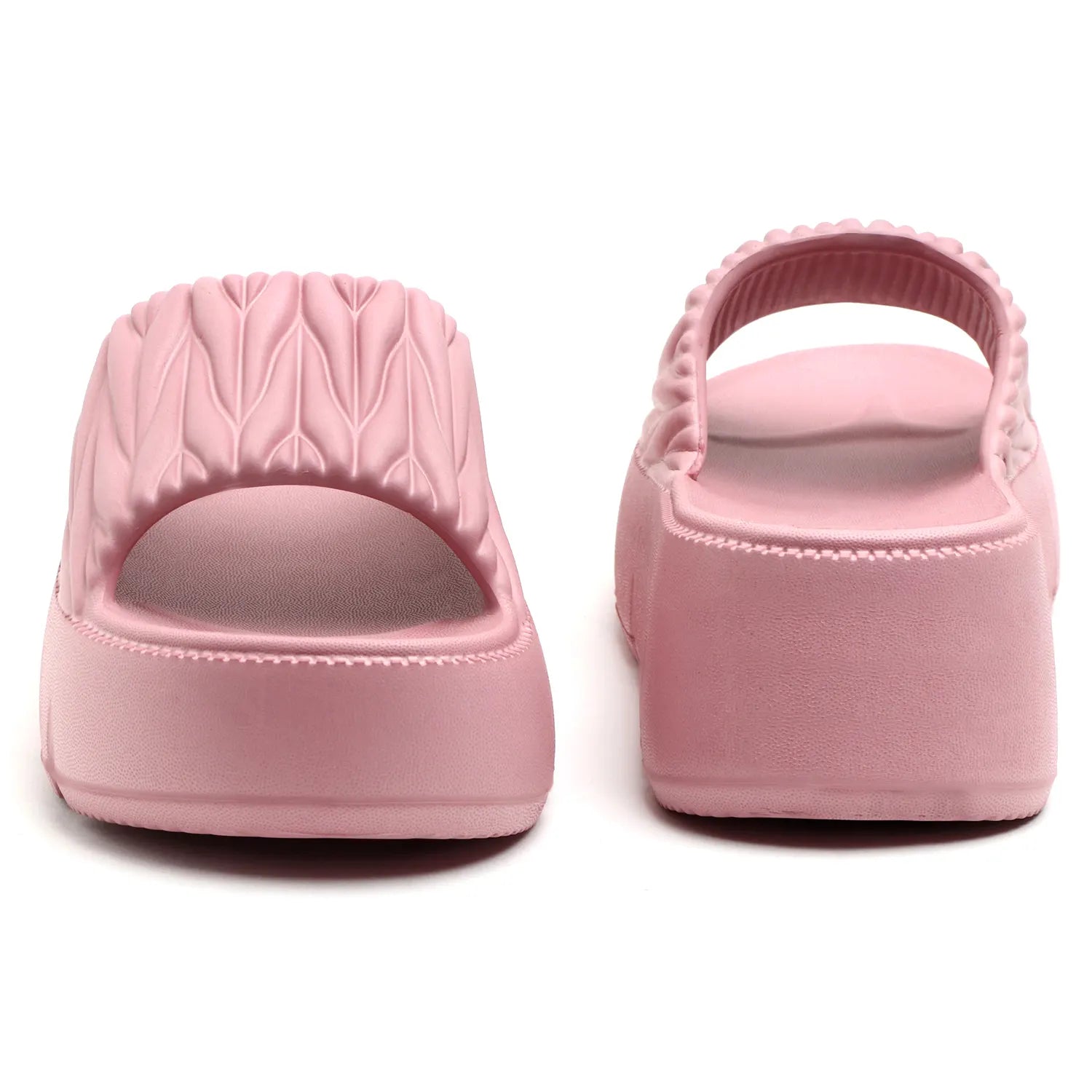 TOMSY CHOICE Women’s Beige EVA Slip On Slider – Lightweight Casual Comfort Slide