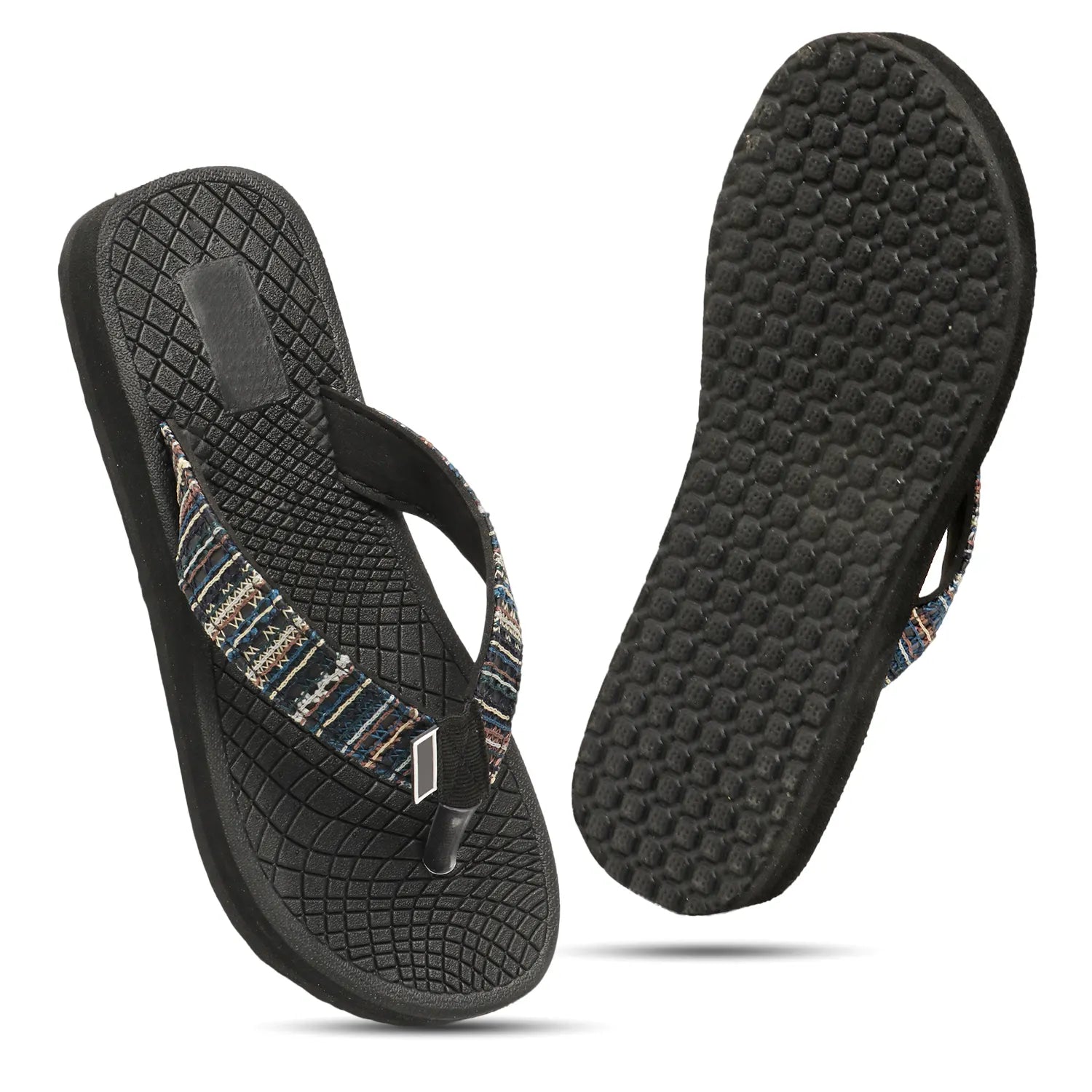 Tomsy Choice Black EVA Slip-On Flip Flop for Women – Lightweight, Comfortable Everyday Footwear