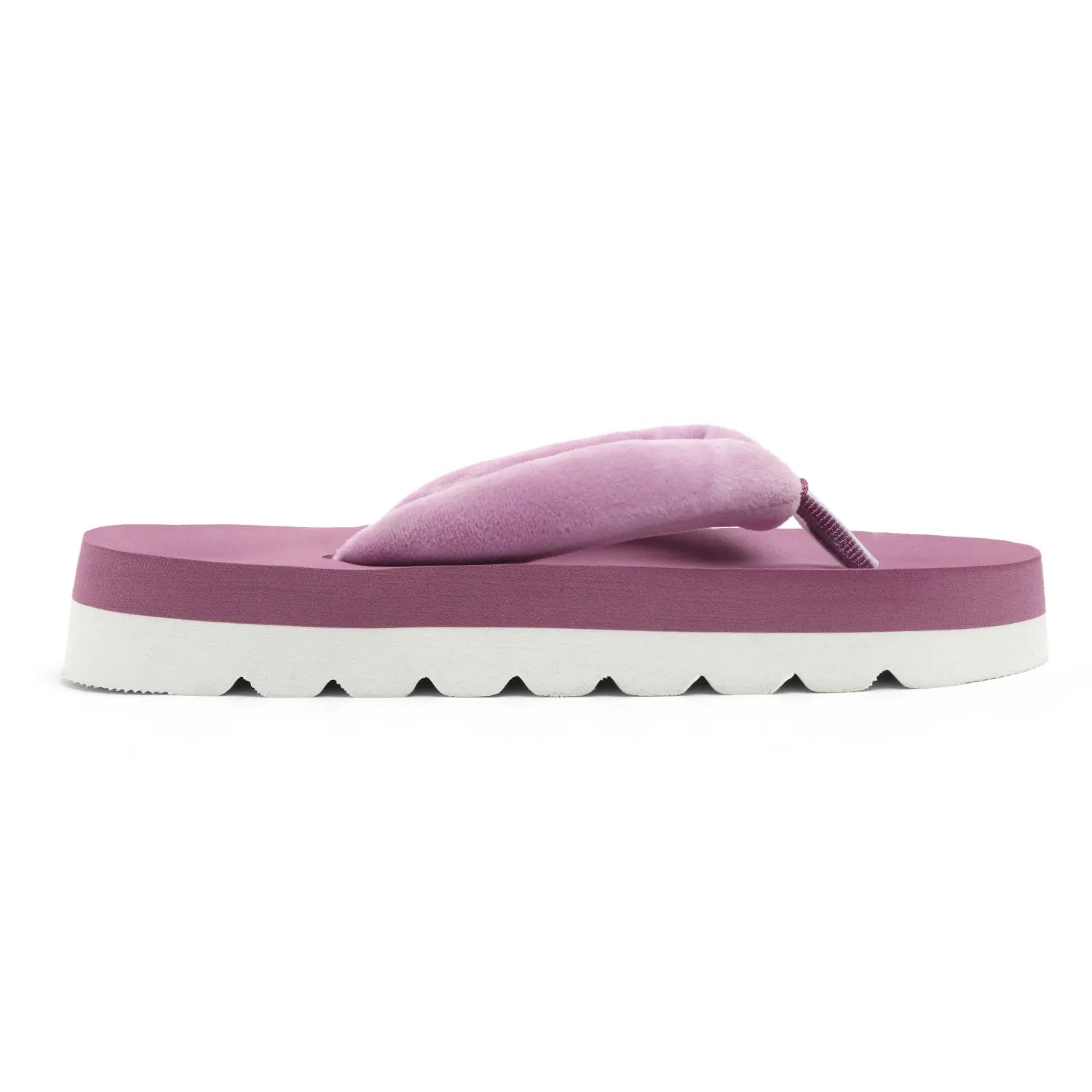 TOMSY CHOICE FUR Slip-On Flip Flop for Women – Cozy & Comfortable Indoor/Outdoor Footwear