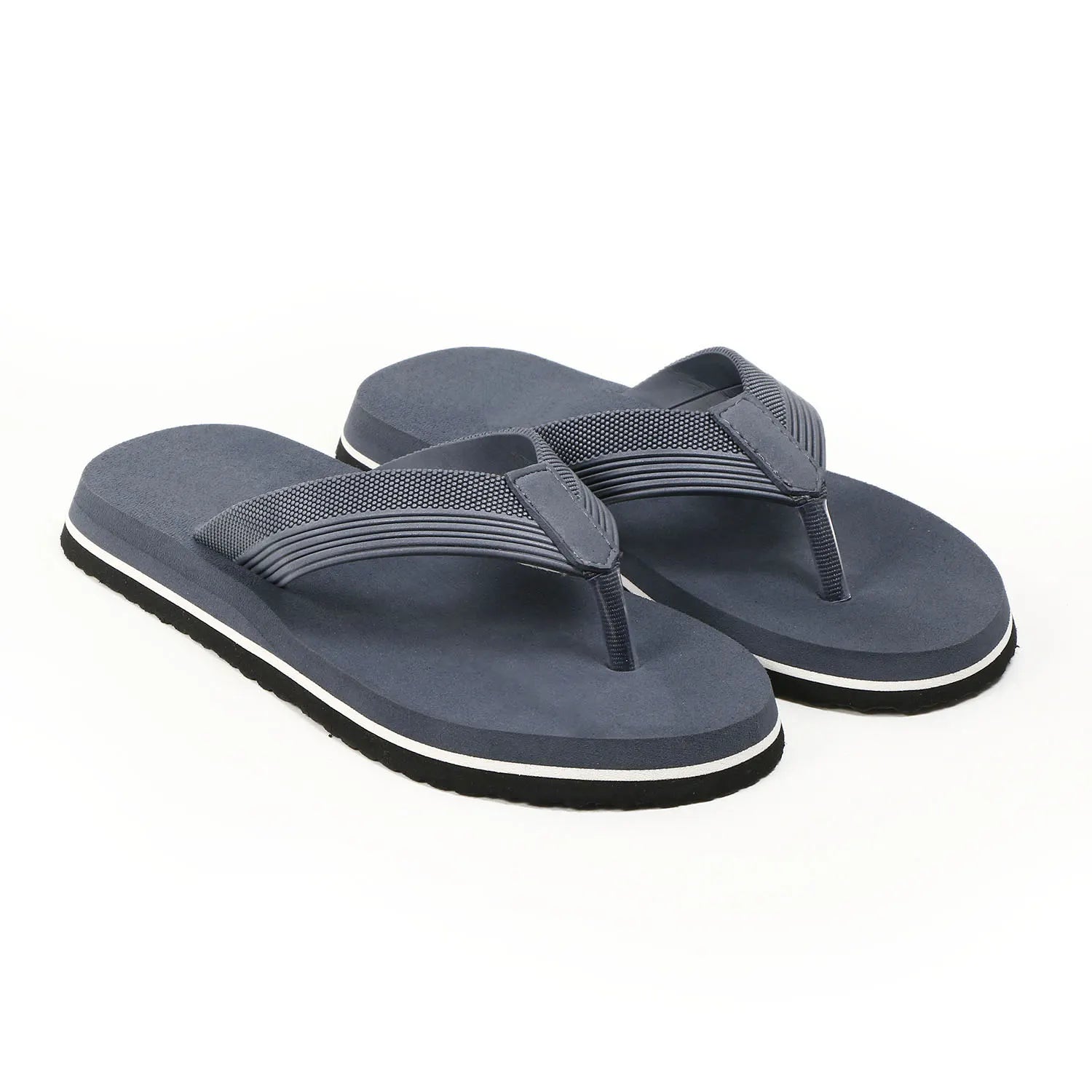 Tomsy Choice Grey Thong Flip Flops for Men