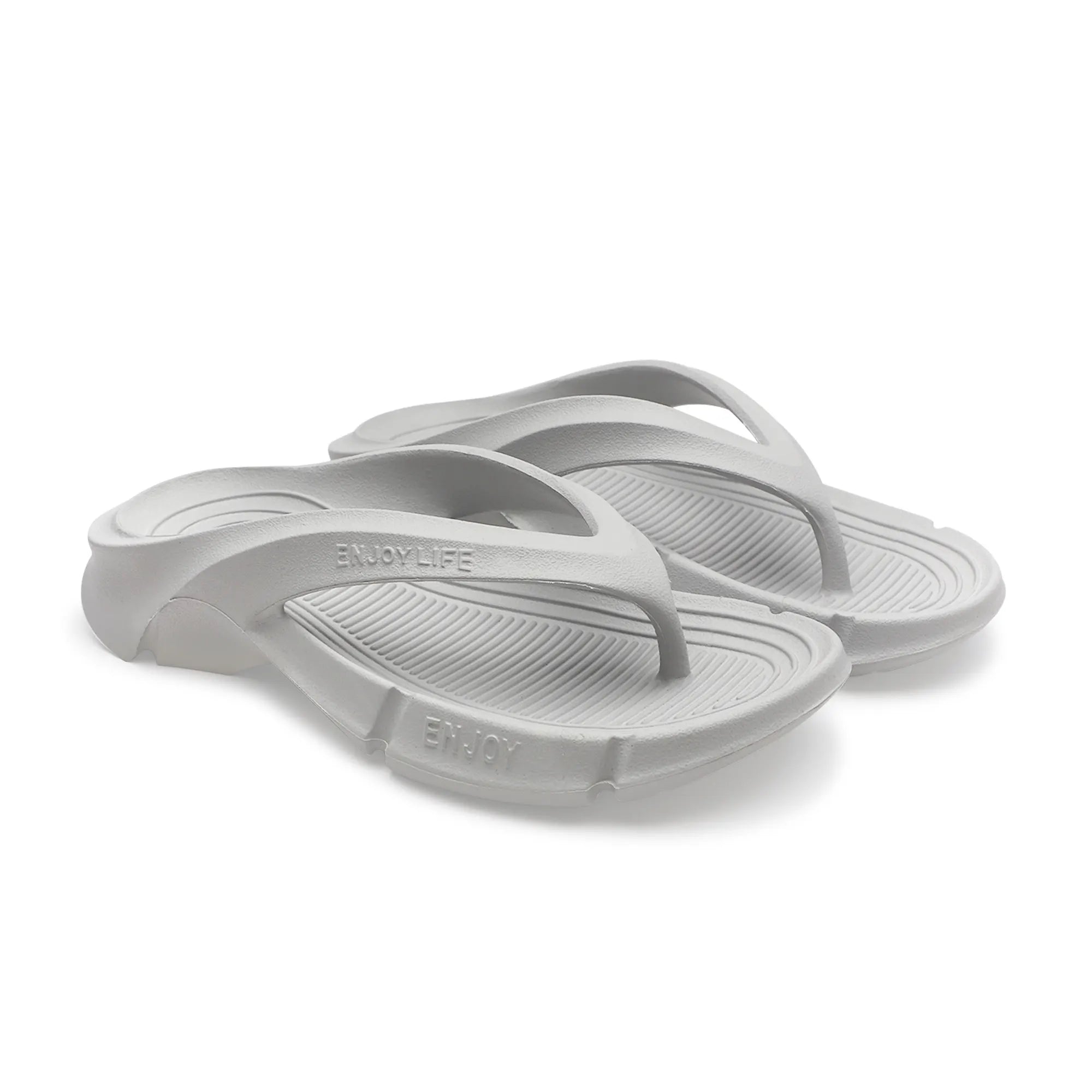 Tomsy Choice Stylish Black Thong Flip Flops for Daily Wear