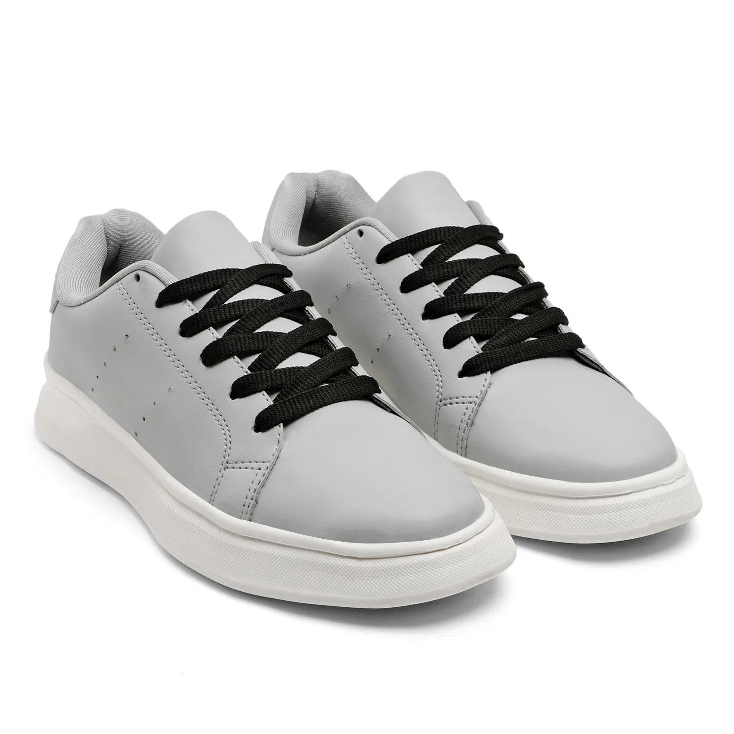 Tomsy Choice Fashionable Black Lifestyle Leather Shoes for Men