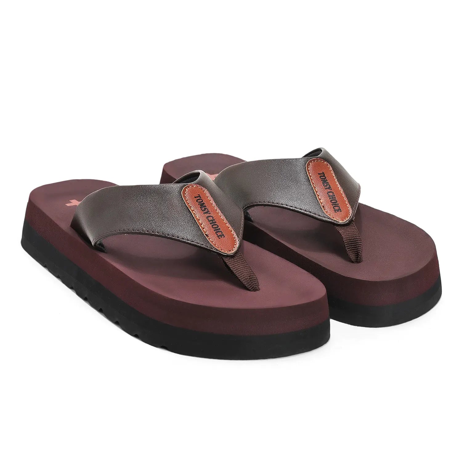 TOMSY CHOICE EVA Flip Flops for Mens | Soft & Lightweight EVA Sole | Ortho Flip Flop Comfortable Slippers for Indoor & Outdoor Use