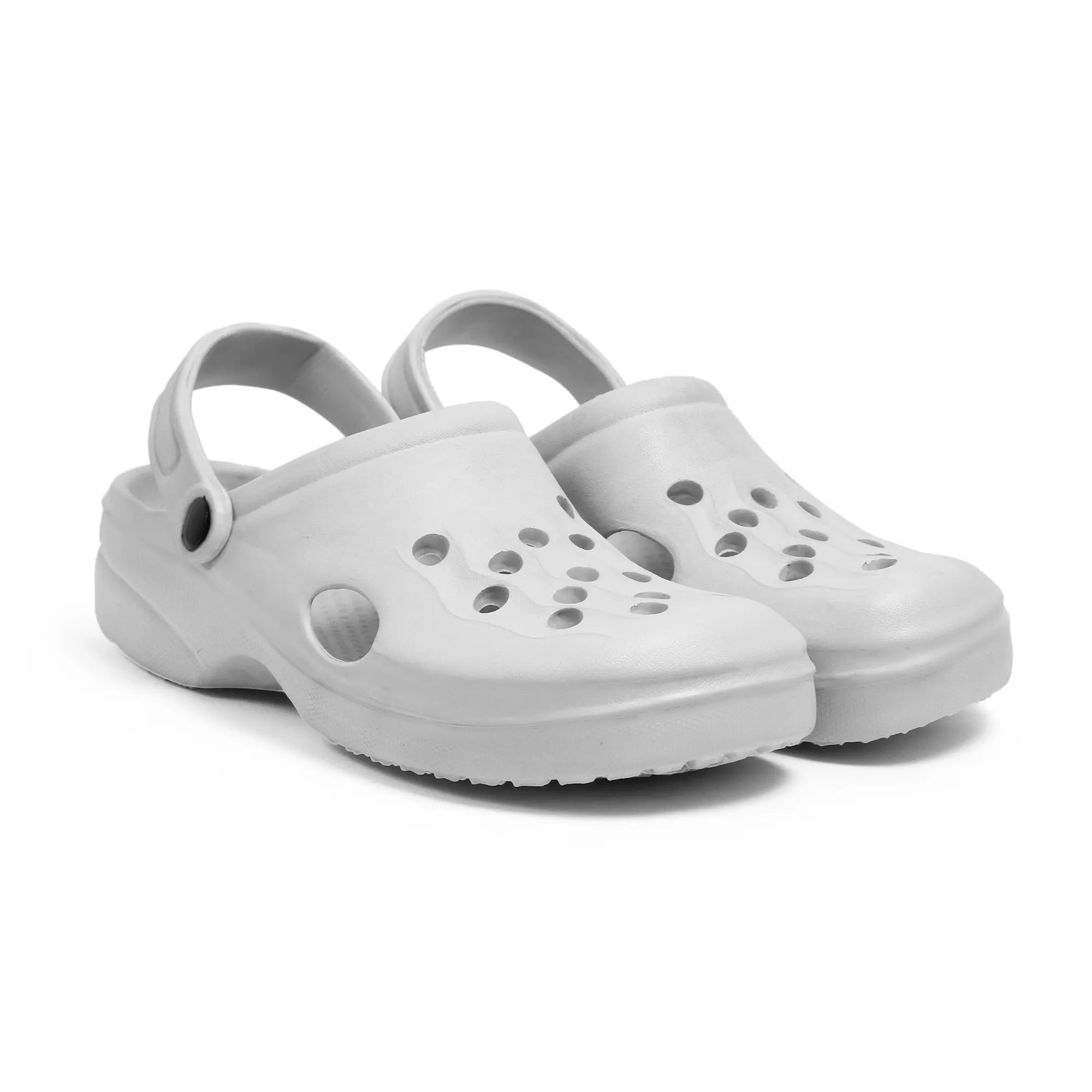Tomsy Choice Stylish Grey Casual Clogs for Daily Wear