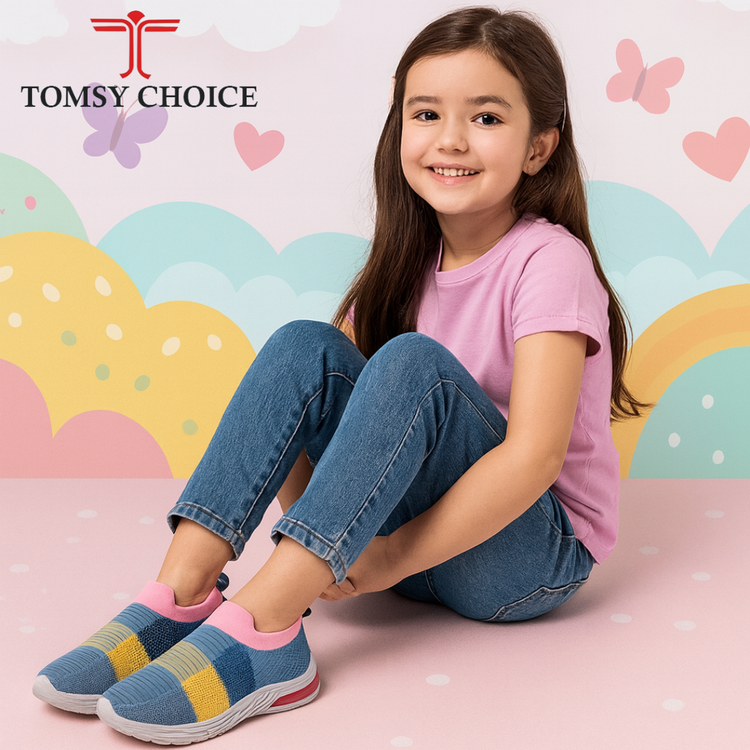TOMSY CHOICE Girls Slip on EVA Walking Shoes