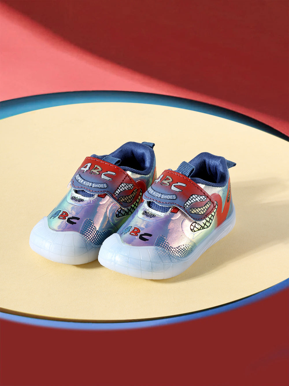 Tomsy Choice Kids Blue Casual Shoes | PVC Sole | Rexine Upper