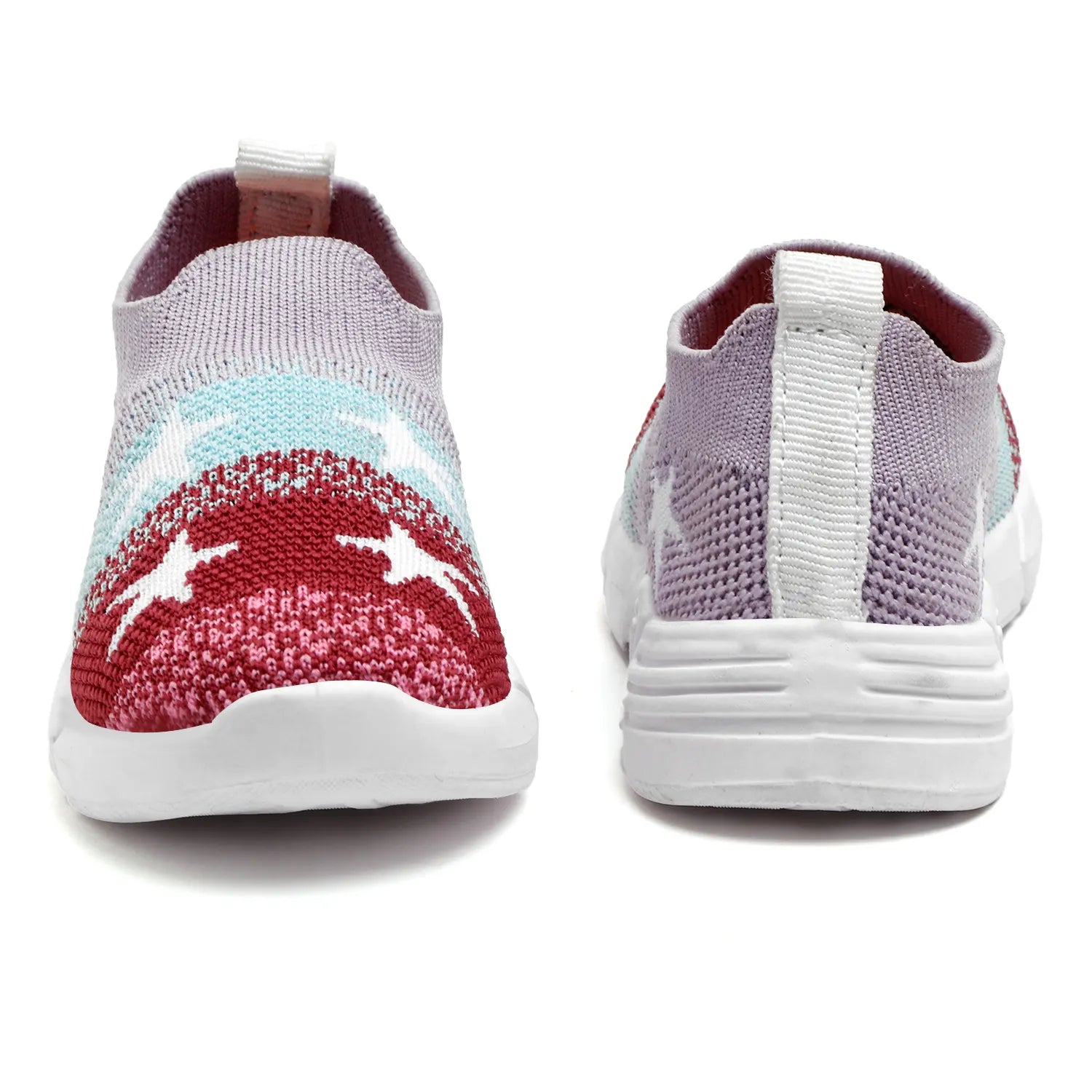 TOMSY CHOICE Onion PVC Sole Knitted Upper Sport Shoes for Boys and Girls