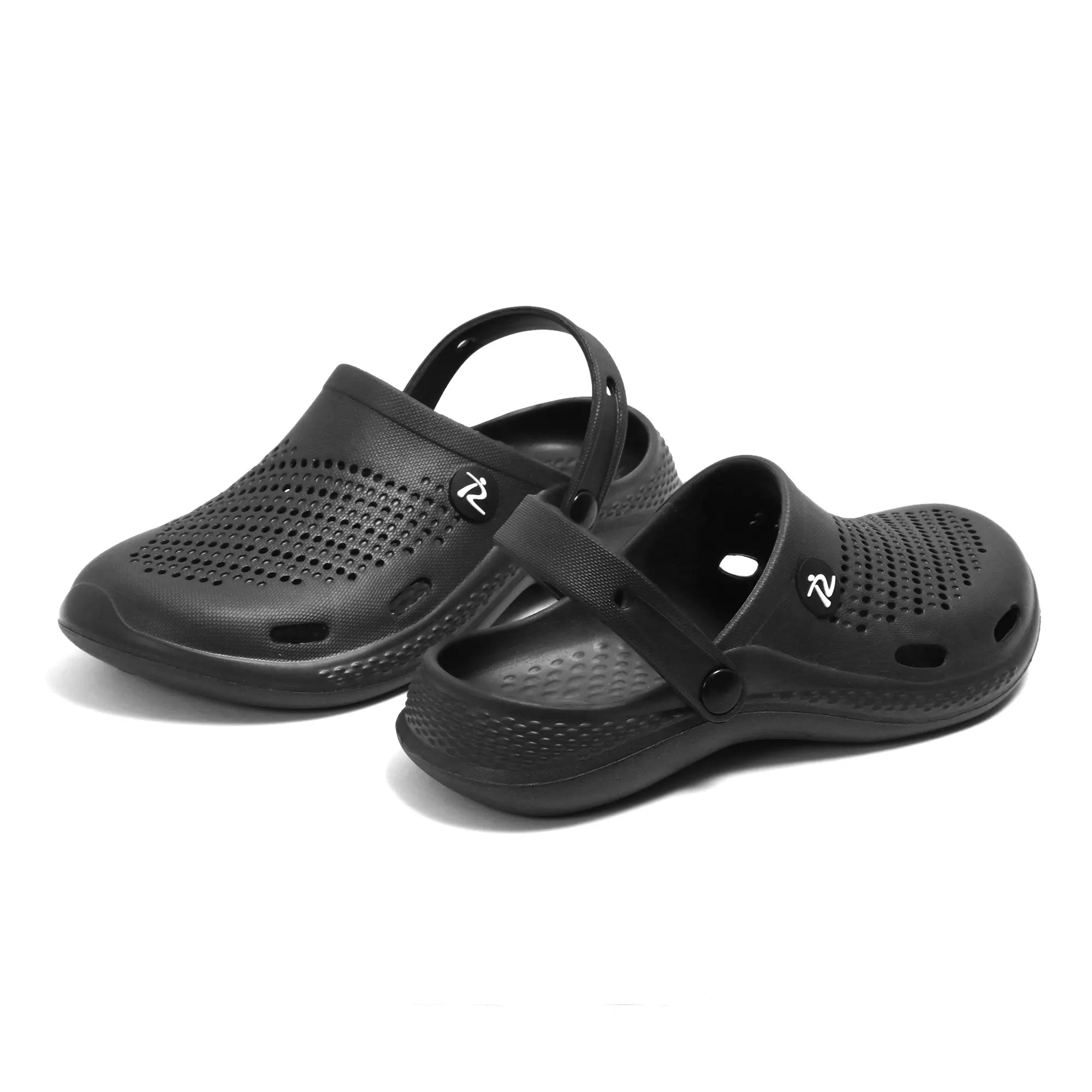 Tomsy Choice Black Comfort Clogs for Daily Wear