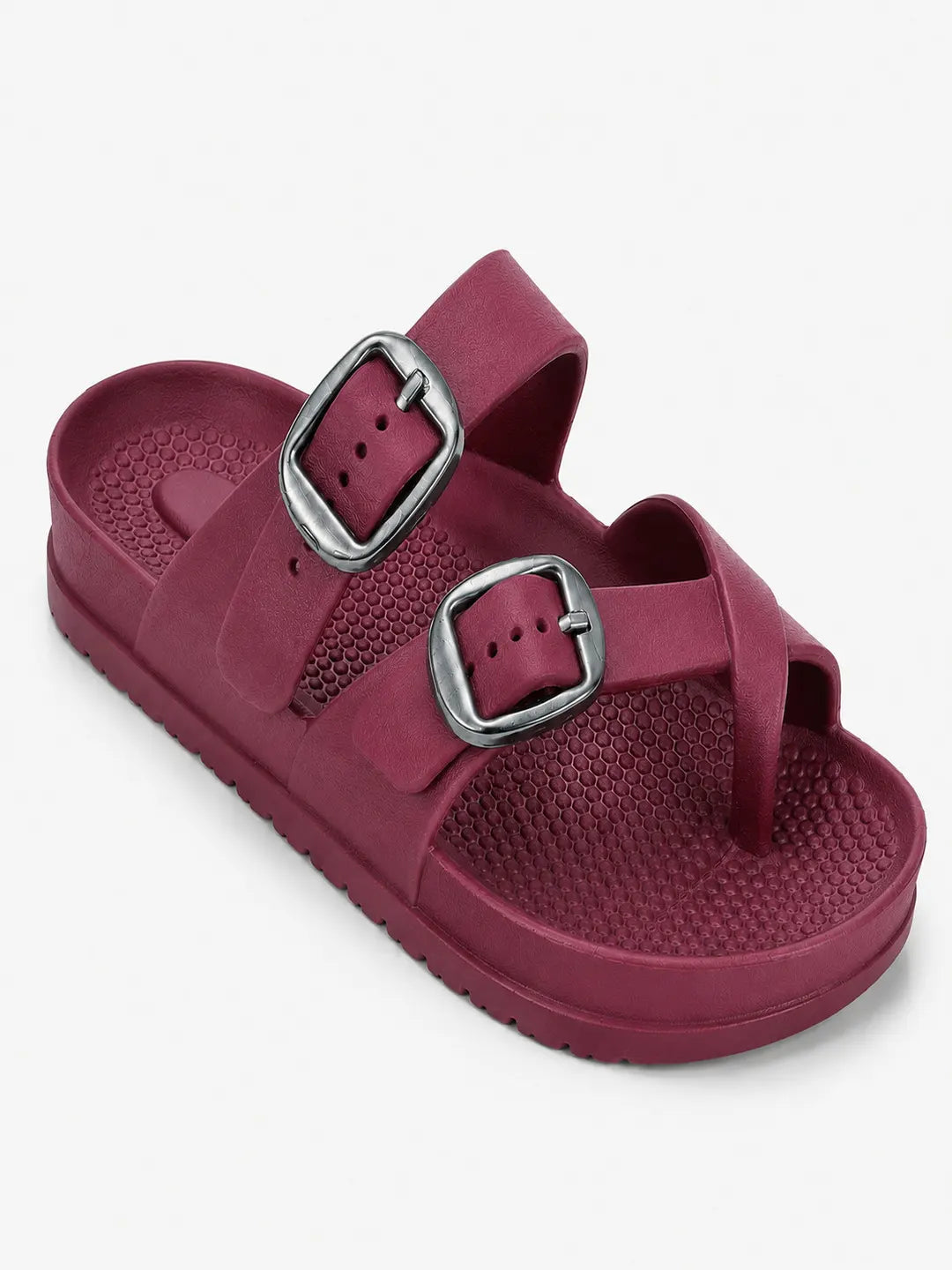 Tomsy Choice EVA Slip-On Casual Sandals for Women | Lightweight Comfortable Daily Wear Flats