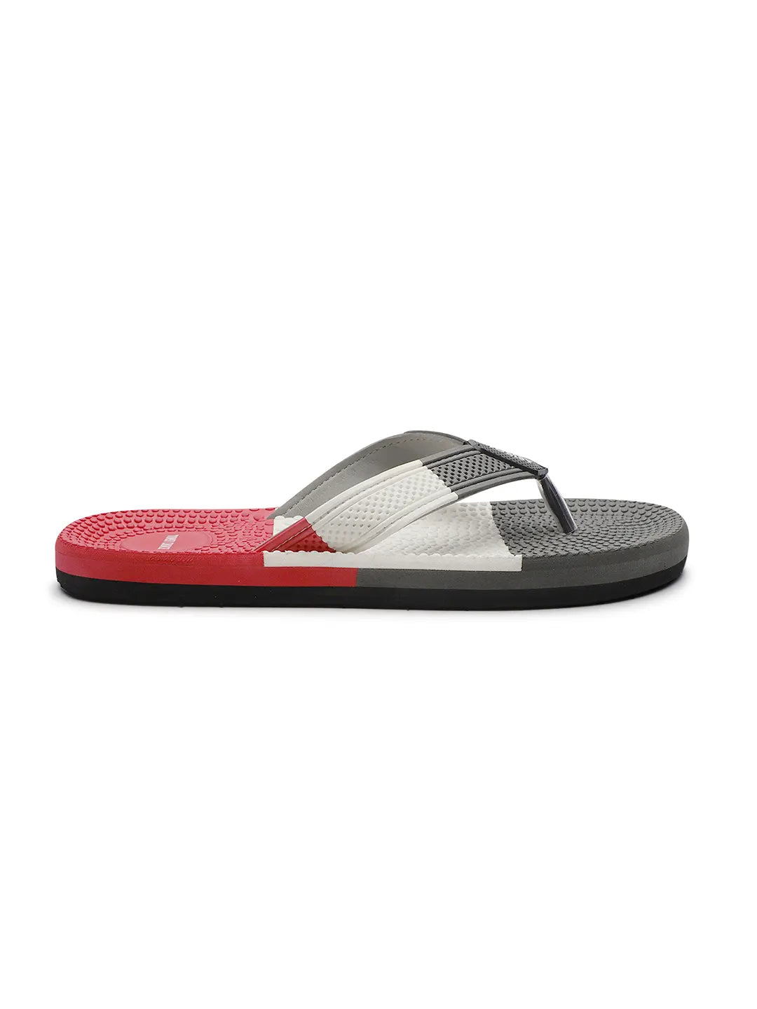 TOMSY CHOICE Men Red EVA Sole Slippers Lightweight, Comfortable Daily Use Flip Flops