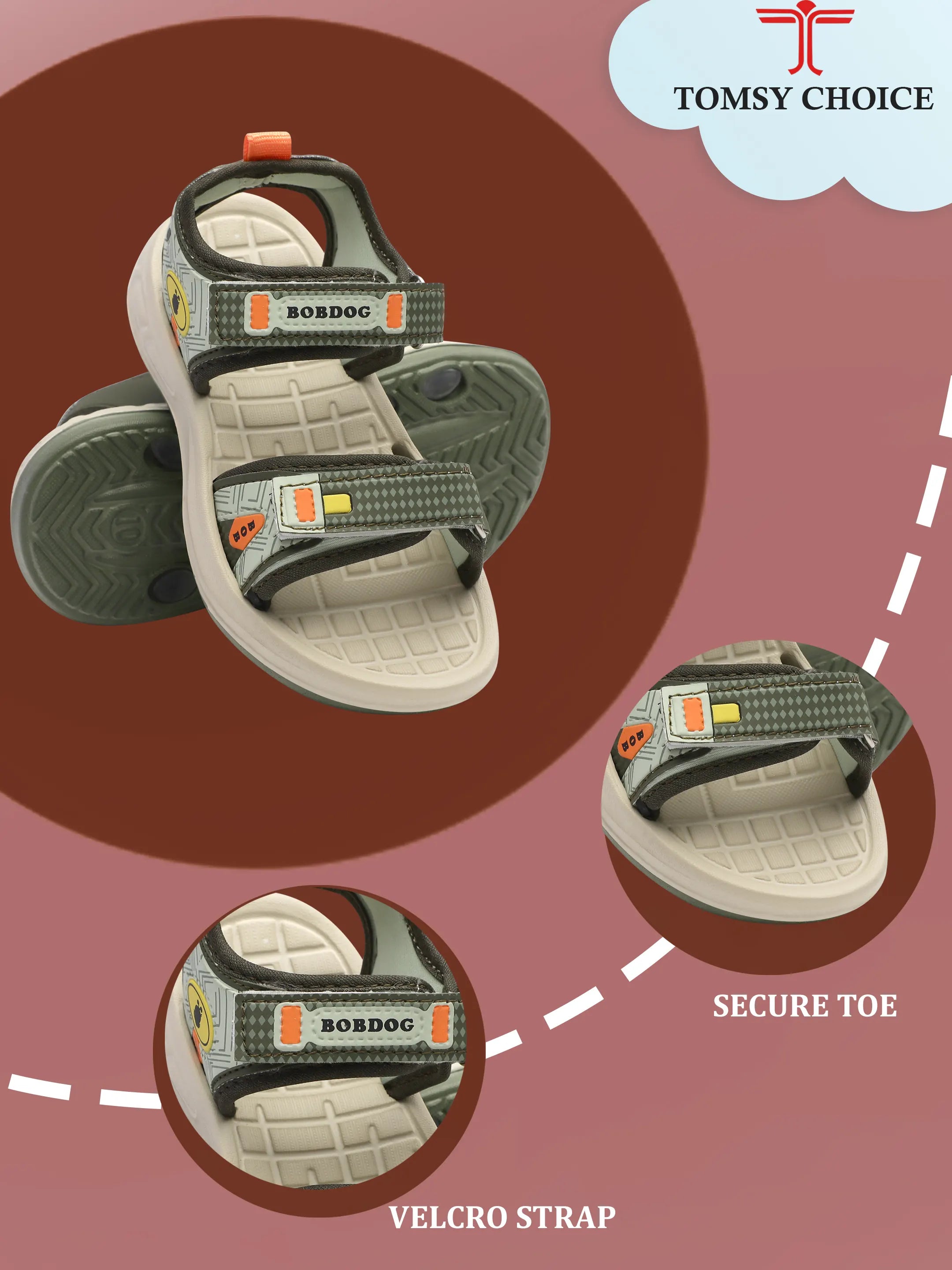 Tomsy Choice Kids Slippers & Flip-Flops for Boys and Girls | Comfortable Daily Wear Sandals & Chappal for Kids