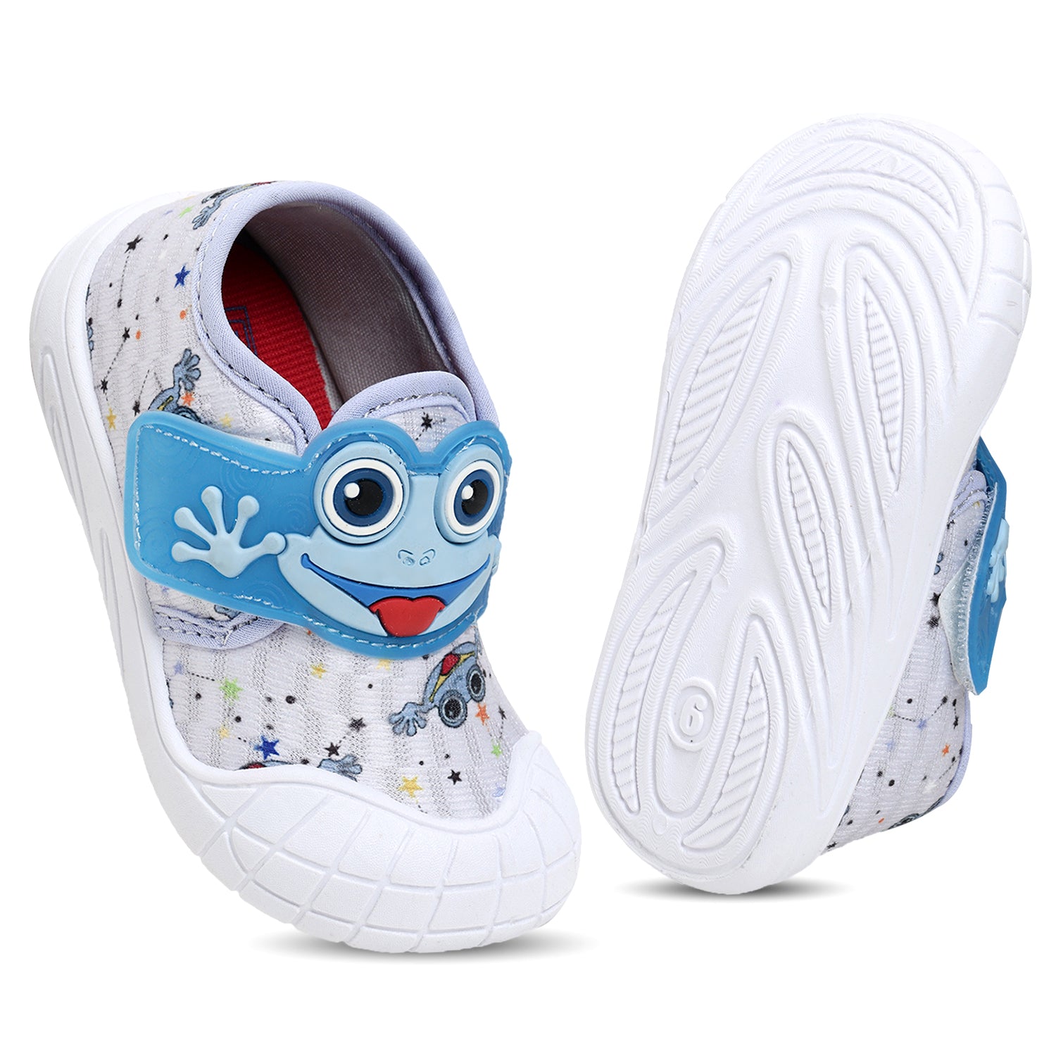 Tomsy Choice Kids Grey Casual Shoes | PVC Sole | Mesh Upper