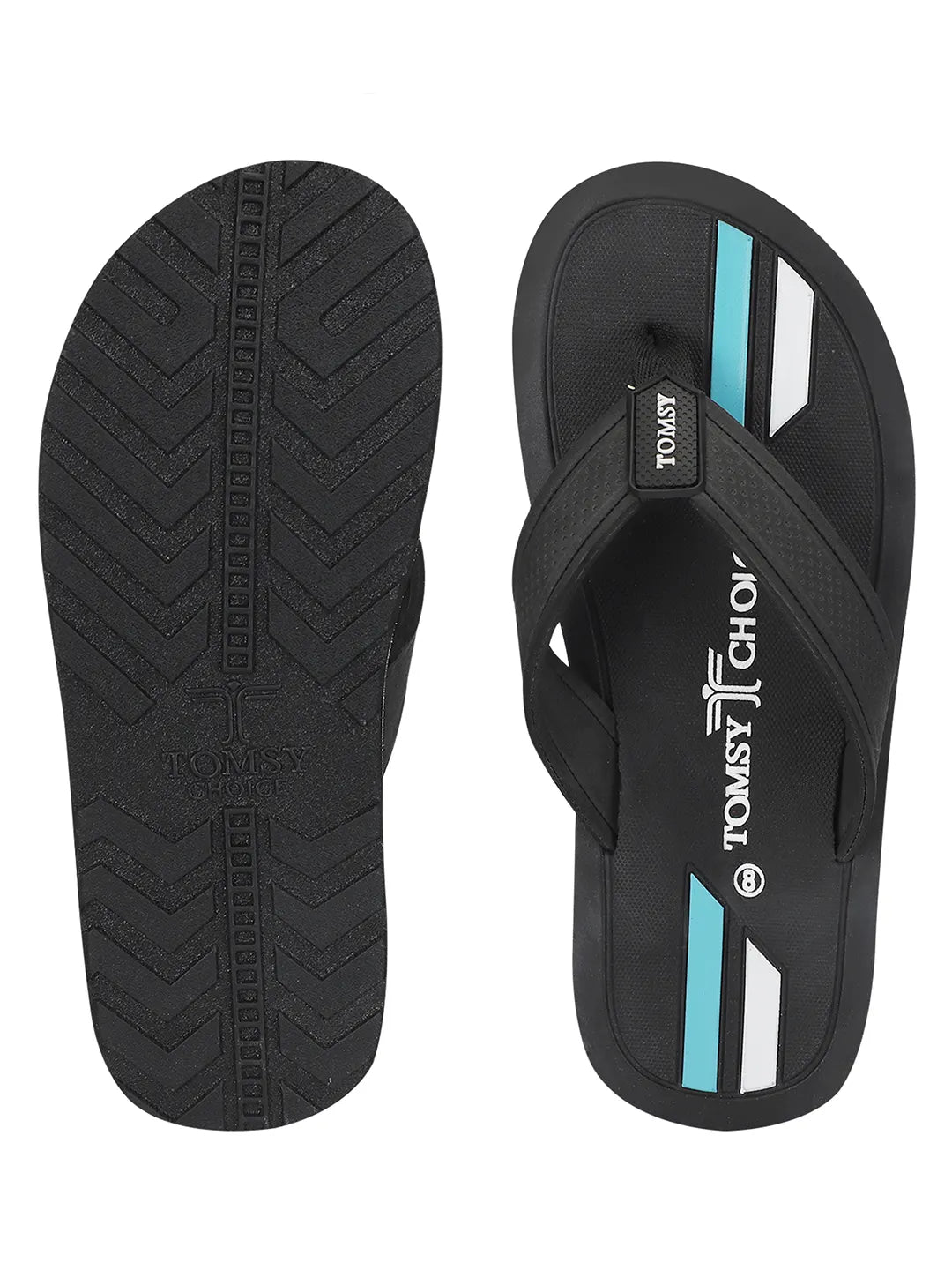 TOMSY CHOICE Men EVA Sole Rubber Strap Flip Flops Lightweight, Durable Flip Flop