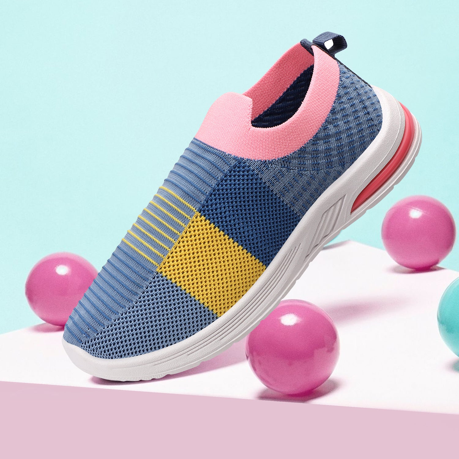 TOMSY CHOICE Girls Slip on EVA Walking Shoes