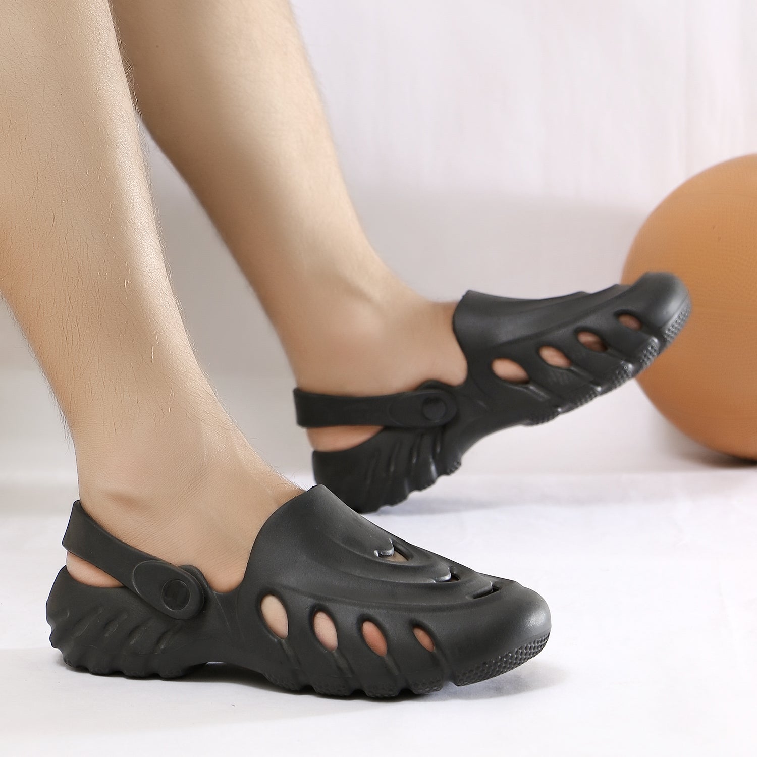 Tomsy Choice Grey Comfort Clogs for Daily Wear