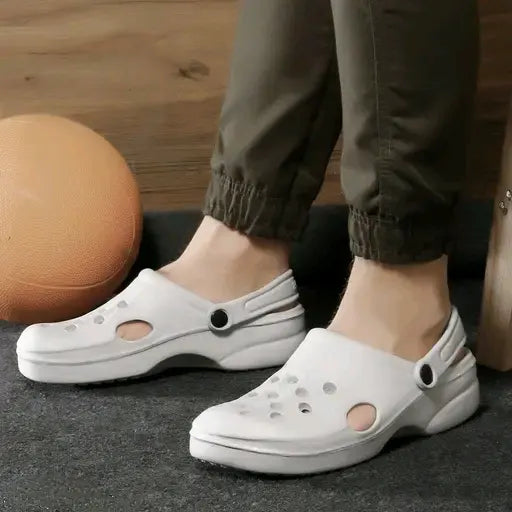 Tomsy Choice Stylish Grey Casual Clogs for Daily Wear