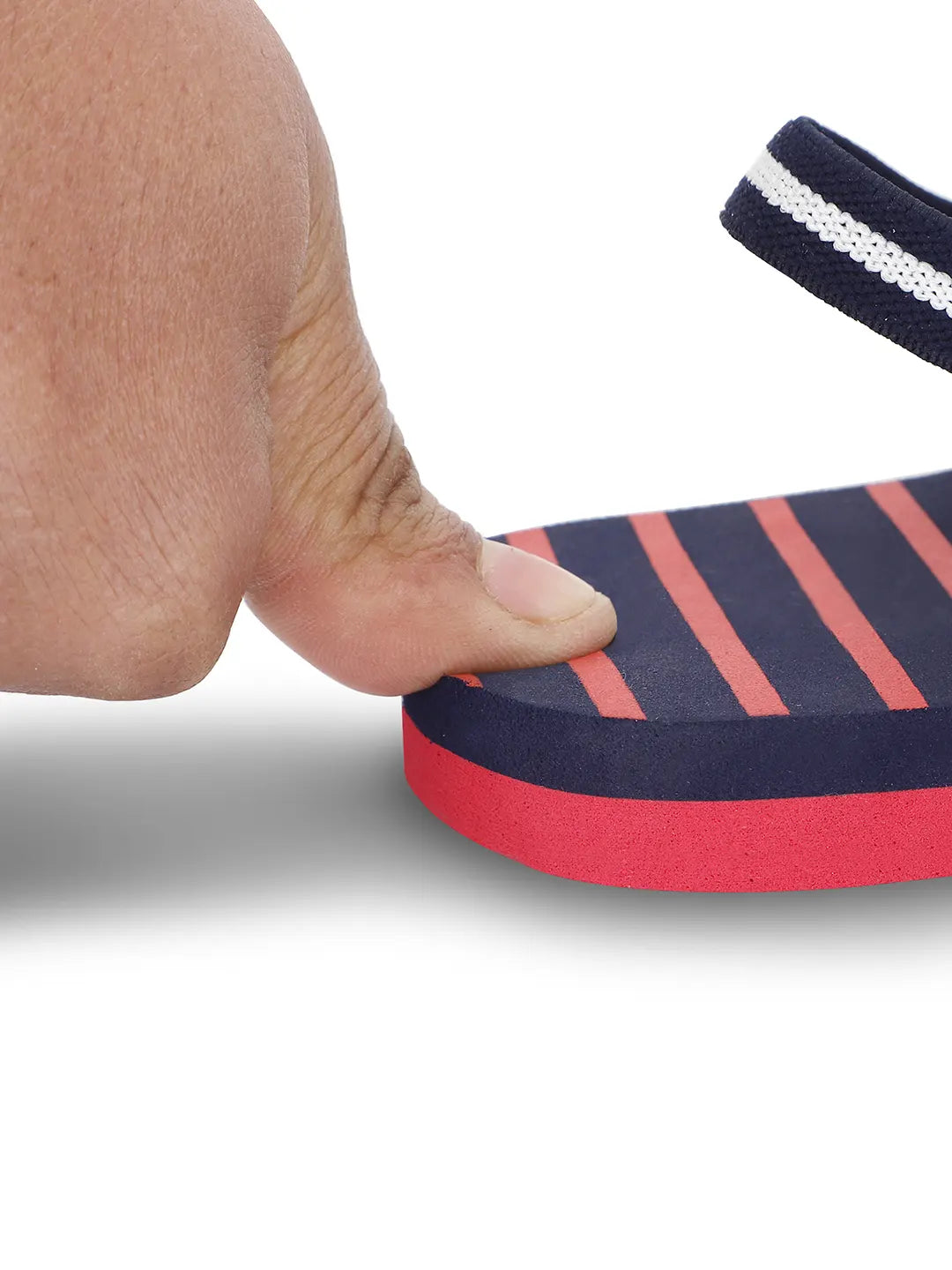 TOMSY CHOICE Kids Red EVA Sandals for Boys & Girls | Lightweight Comfortable Slip-On Summer Sandals | Anti-Slip Waterproof Casual Footwear for Kids