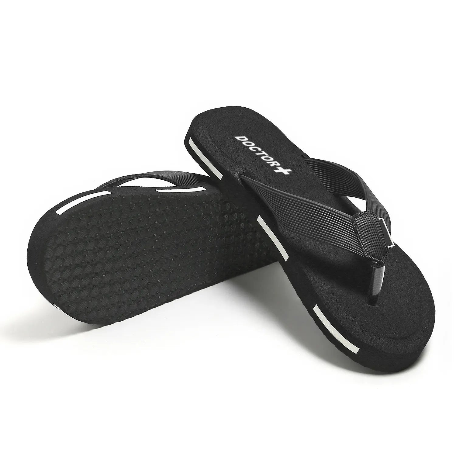 Tomsy Choice Grey Comfort Thong Flip Flops for Men