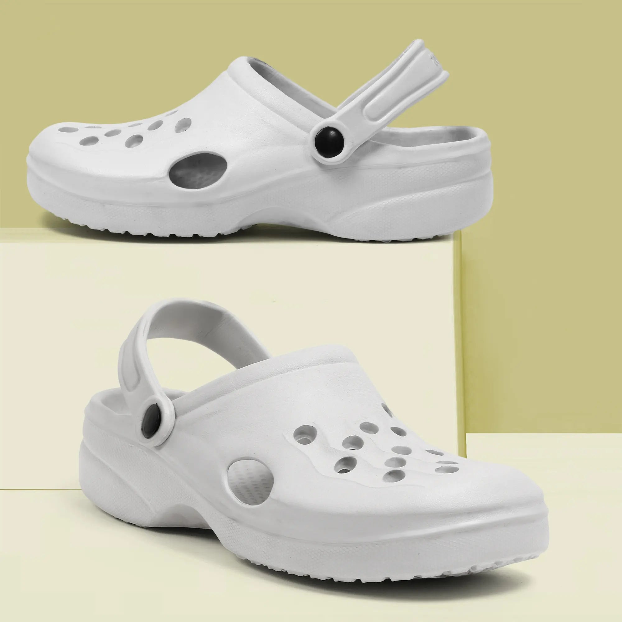 Tomsy Choice Stylish Grey Casual Clogs for Daily Wear