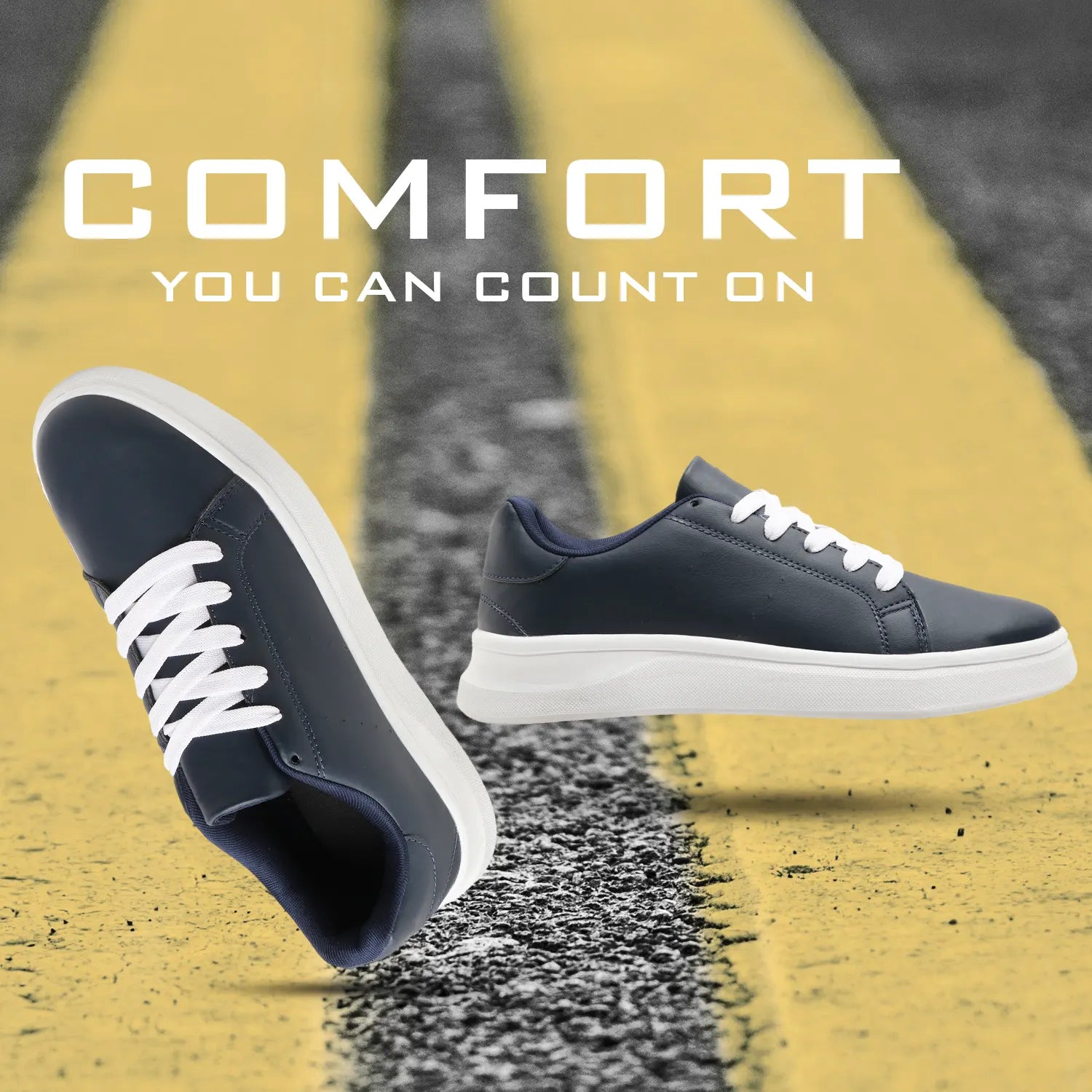 Tomsy Choice Fashionable Black Lifestyle Leather Shoes for Men