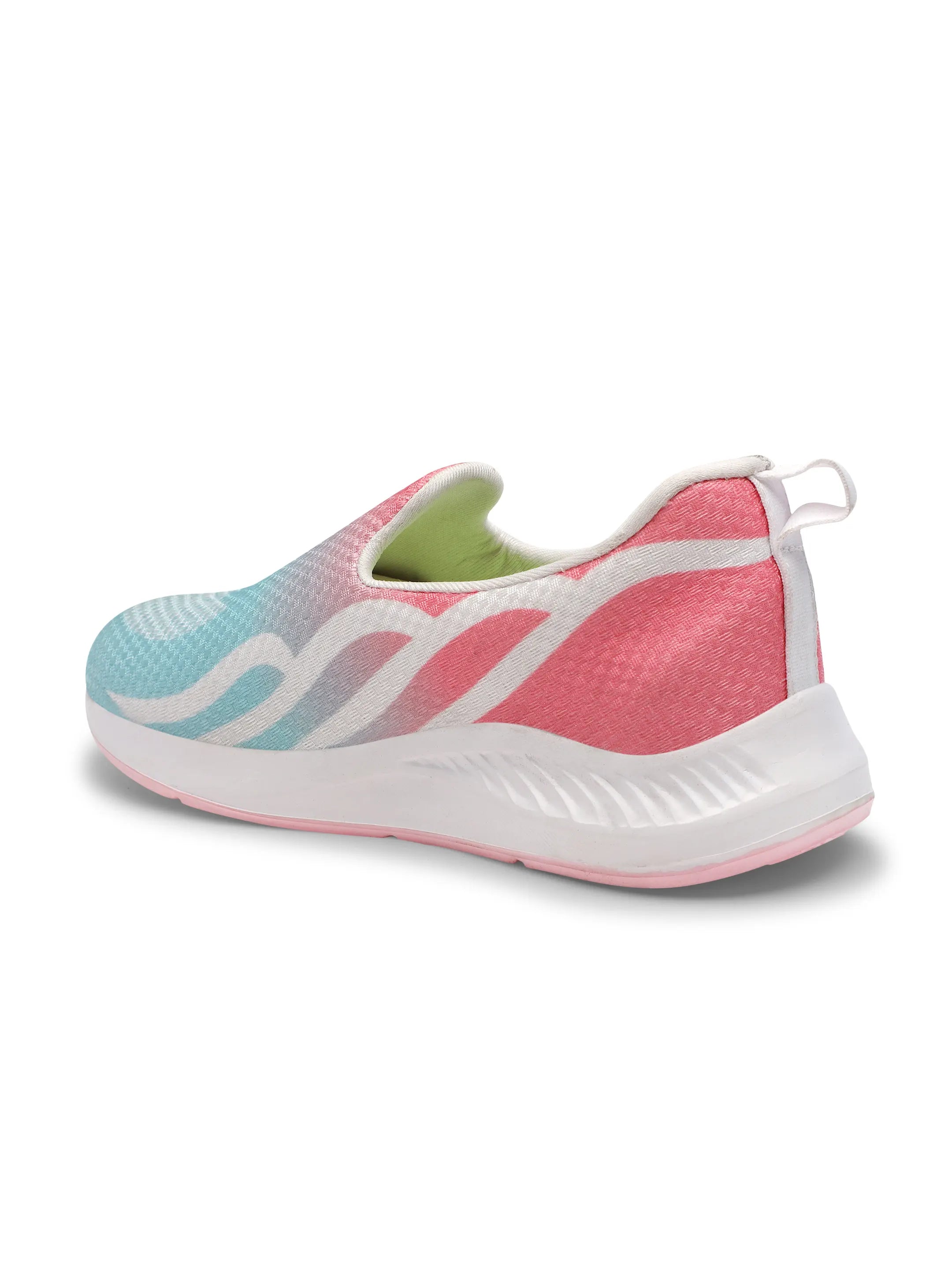 TOMSY CHOICE Women White EVA Running Shoes | Lightweight Comfortable Sports Shoes for Women | Breathable Walking & Gym Sneakers | Anti-Slip Casual Everyday Running Shoes