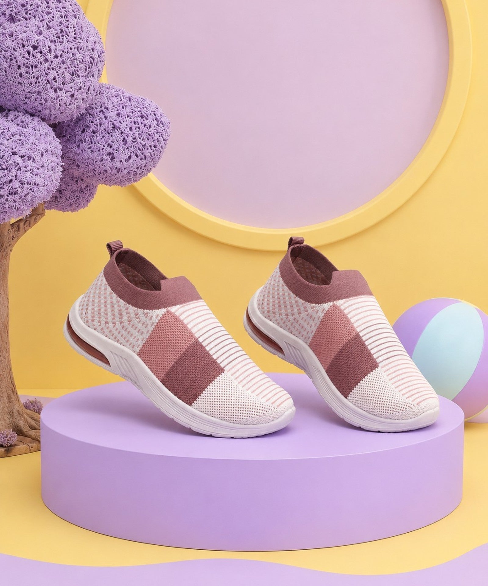 TOMSY CHOICE Girls Slip on EVA Walking Shoes