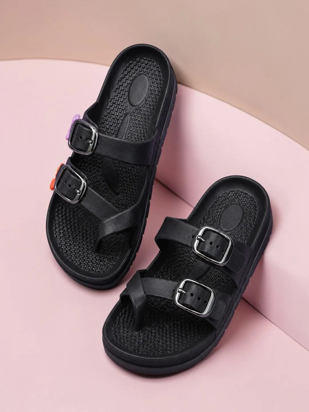 Tomsy Choice EVA Slip-On Casual Sandals for Women | Lightweight Comfortable Daily Wear Flats