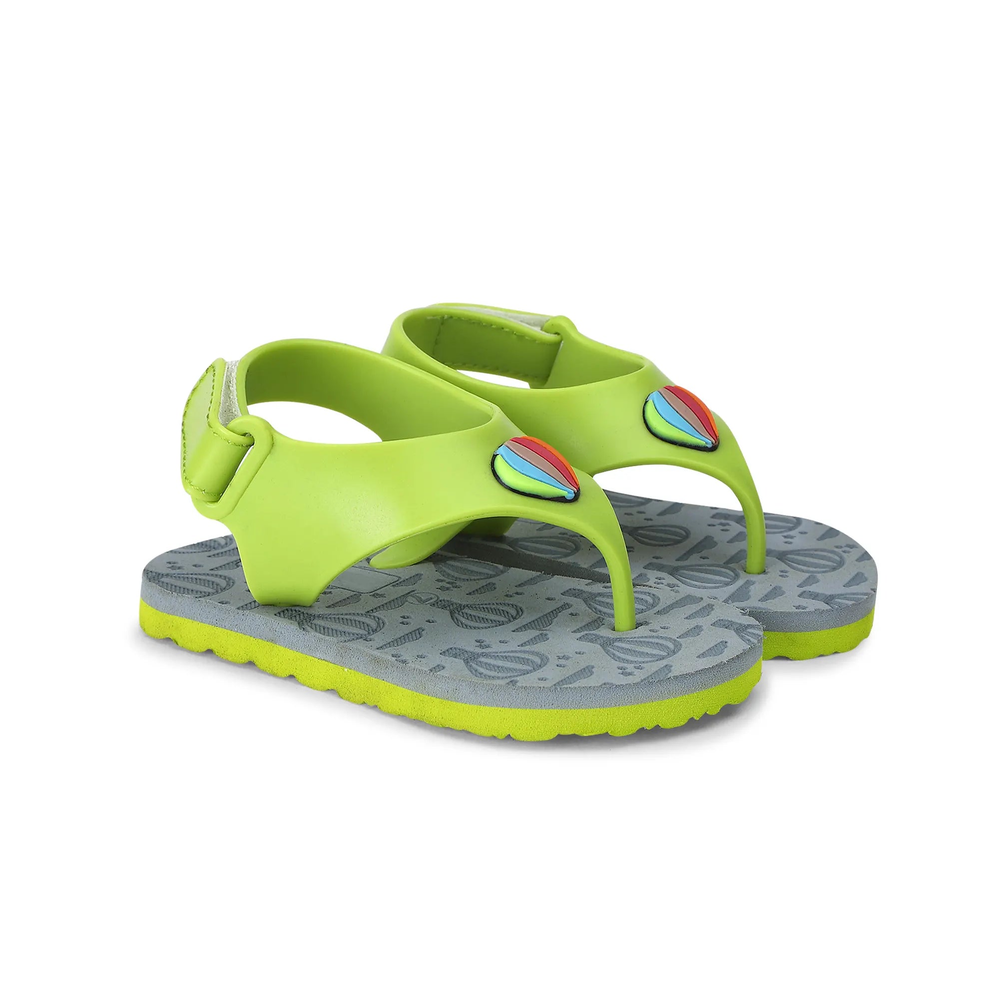 Tomsy Choice Green EVA Sole PVC Rubber Strap Unisex Flip-Flops & Slippers for Boys and Girls – Lightweight, Comfortable & Durable Casual Footwear